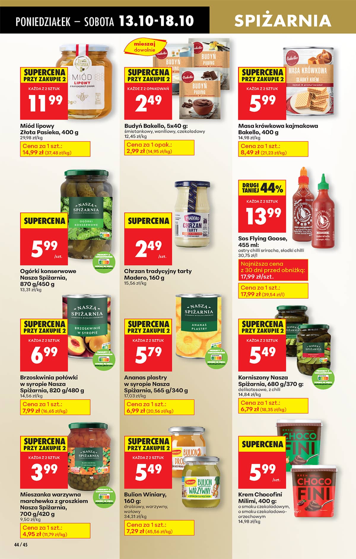 Biedronka - Biedronki niskie ceny P oferta od 13.10 54 puslapis