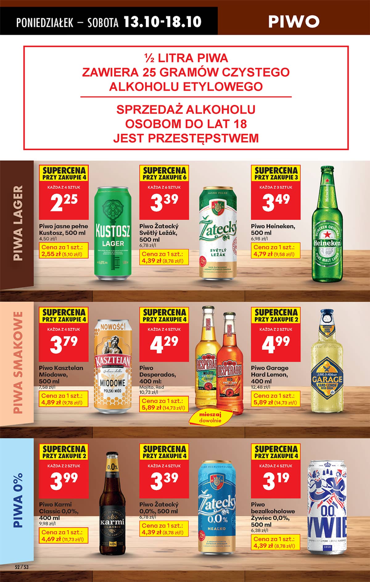 Biedronka - Biedronki niskie ceny P oferta od 13.10 62 puslapis