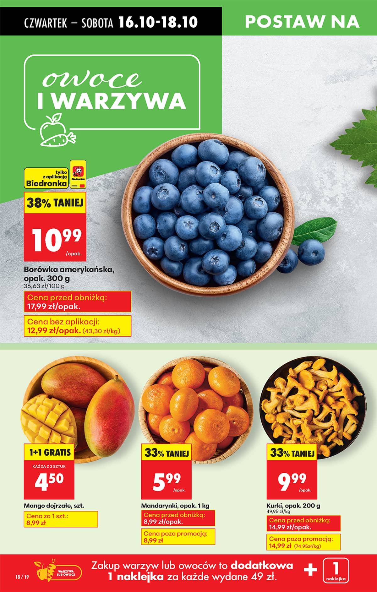 Biedronka - Biedronki niskie ceny P oferta od 16.10 20 puslapis