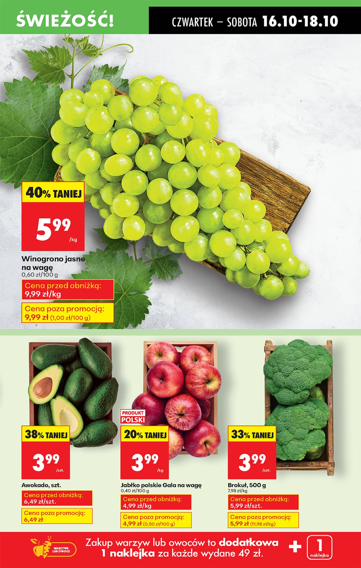 Biedronka - Biedronki niskie ceny P oferta od 16.10 21 puslapis