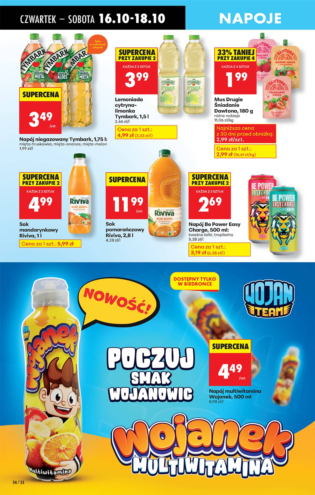 Biedronka - Biedronki niskie ceny P oferta od 16.10 68 puslapis