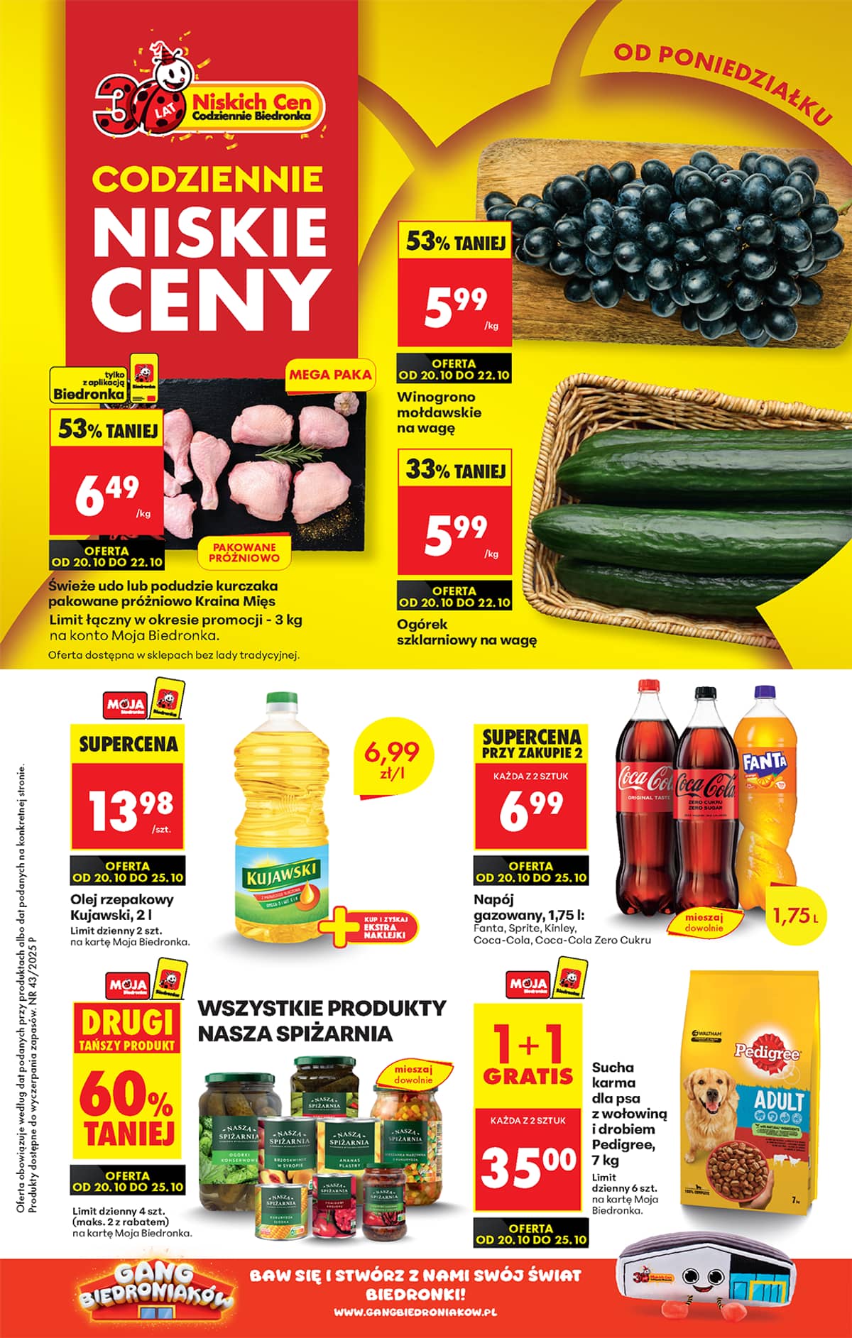 Biedronka - Biedronki niskie ceny P oferta od 20.10 1 puslapis
