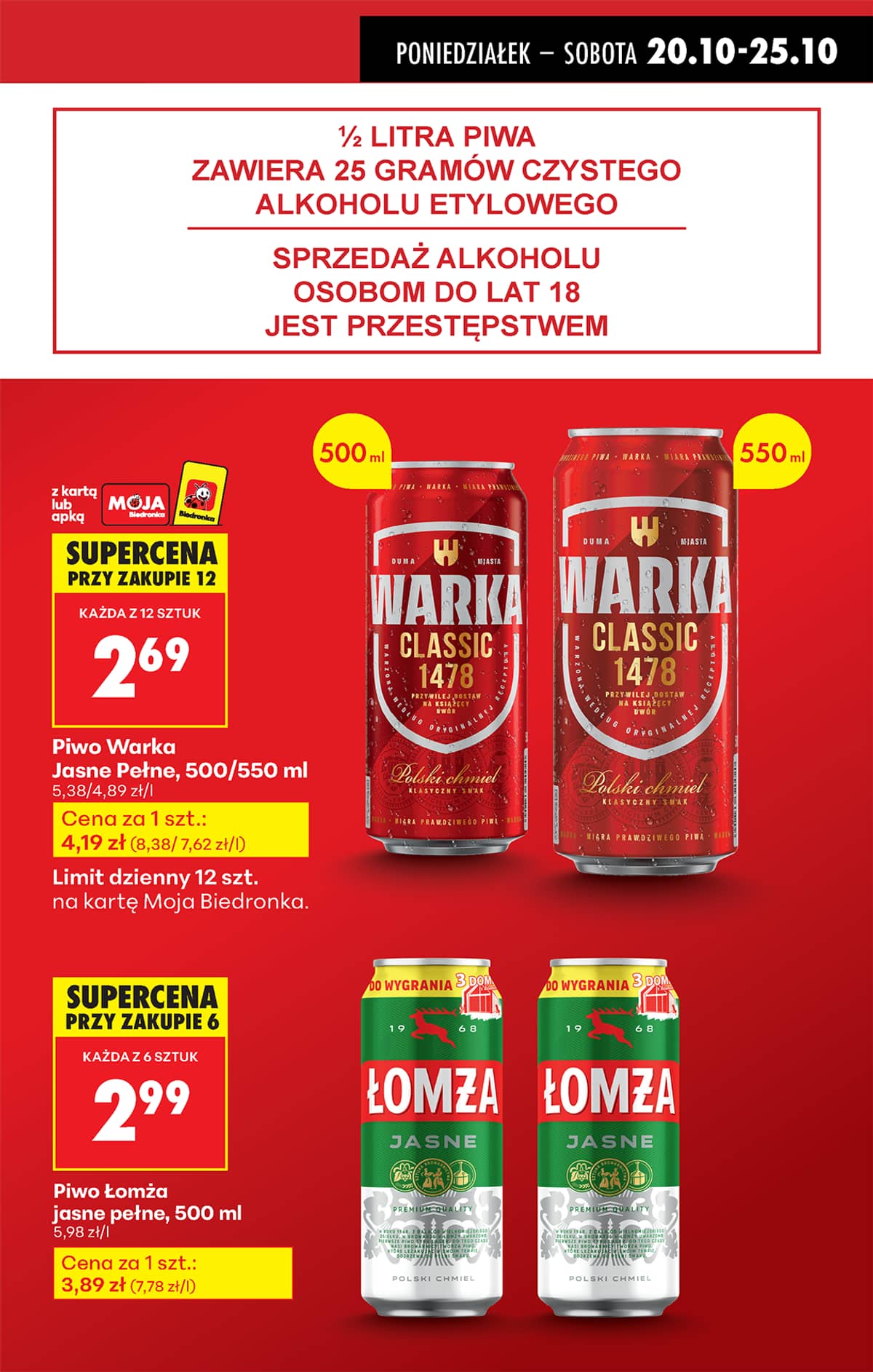 Biedronka - Biedronki niskie ceny P oferta od 20.10 11 puslapis