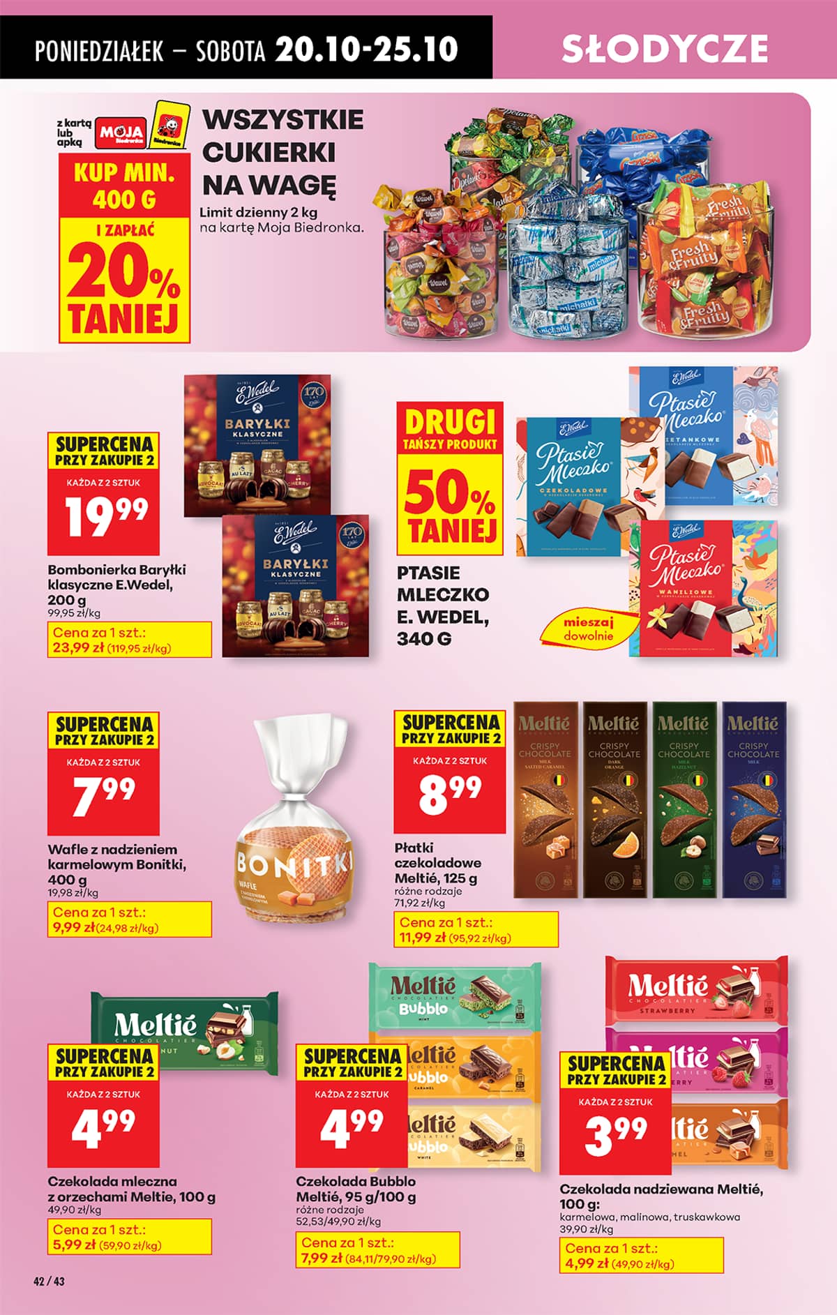 Biedronka - Biedronki niskie ceny P oferta od 20.10 52 puslapis