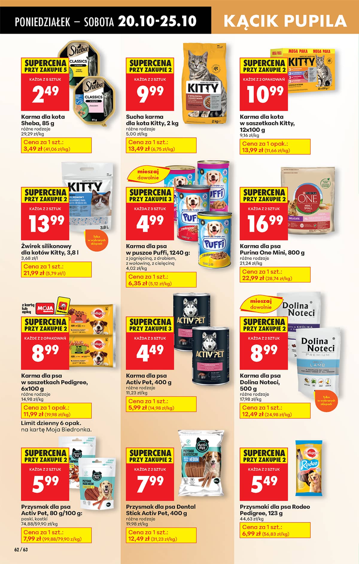 Biedronka - Biedronki niskie ceny P oferta od 20.10 74 puslapis