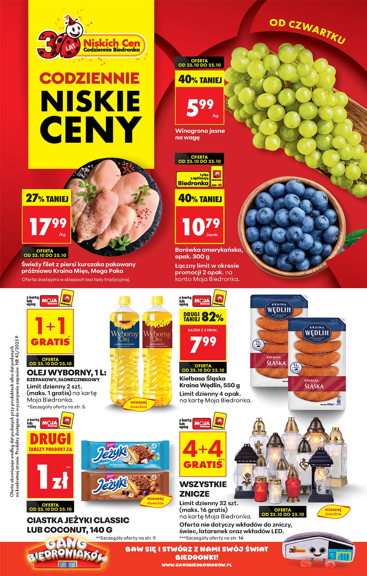 Biedronka - Biedronki niskie ceny P oferta od 23.10 1 puslapis