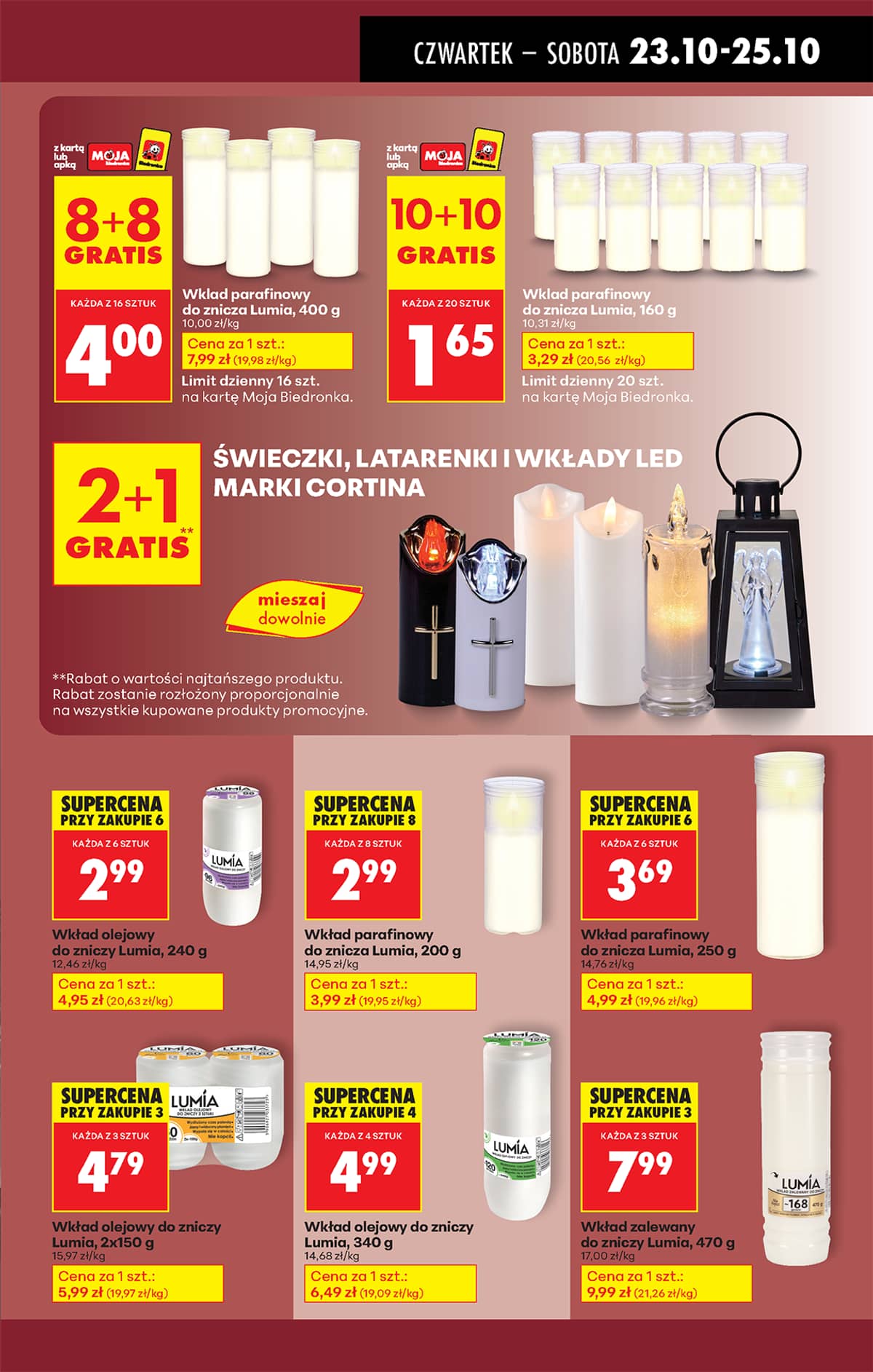 Biedronka - Biedronki niskie ceny P oferta od 23.10 19 puslapis