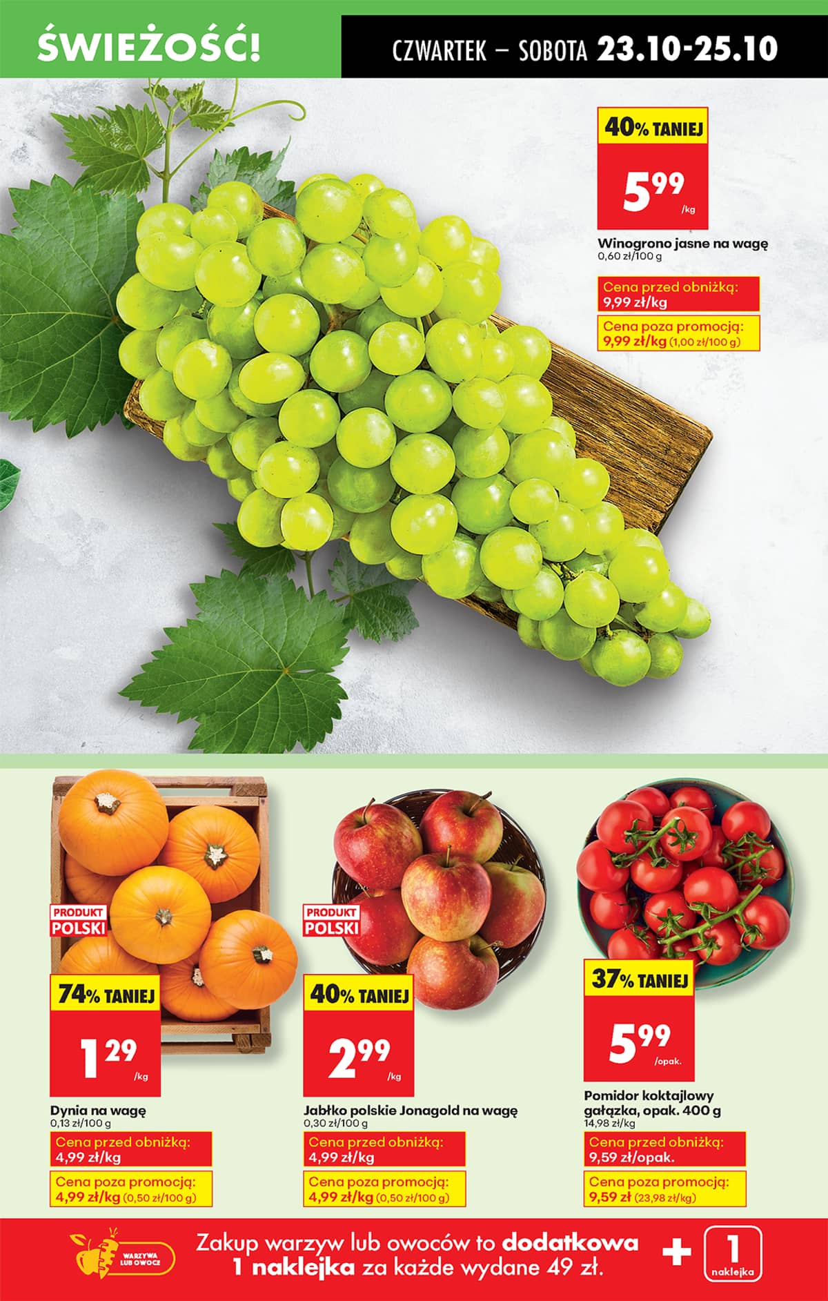 Biedronka - Biedronki niskie ceny P oferta od 23.10 25 puslapis