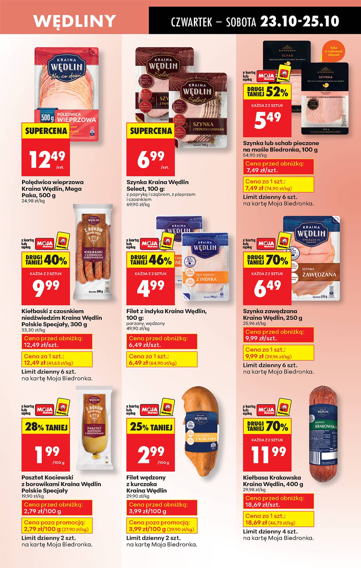 Biedronka - Biedronki niskie ceny P oferta od 23.10 41 puslapis