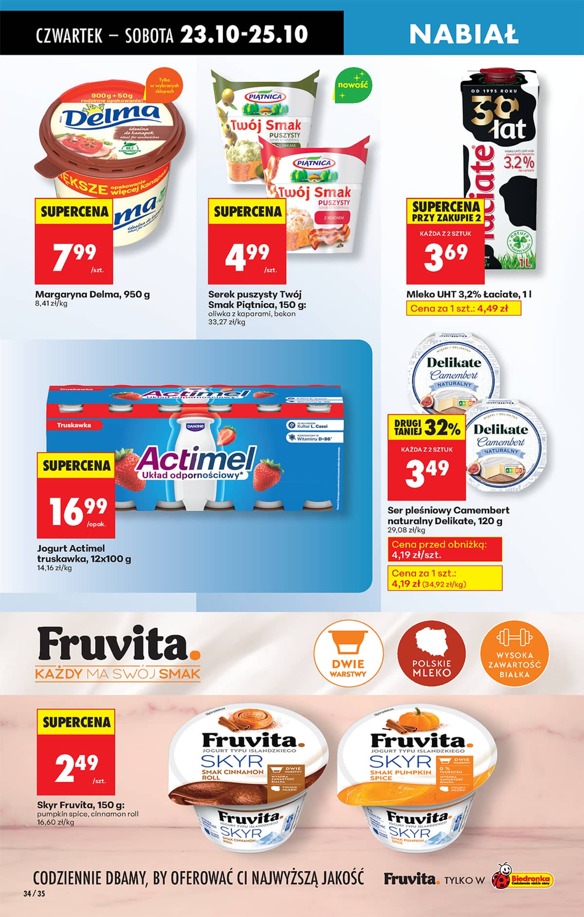 Biedronka - Biedronki niskie ceny P oferta od 23.10 42 puslapis