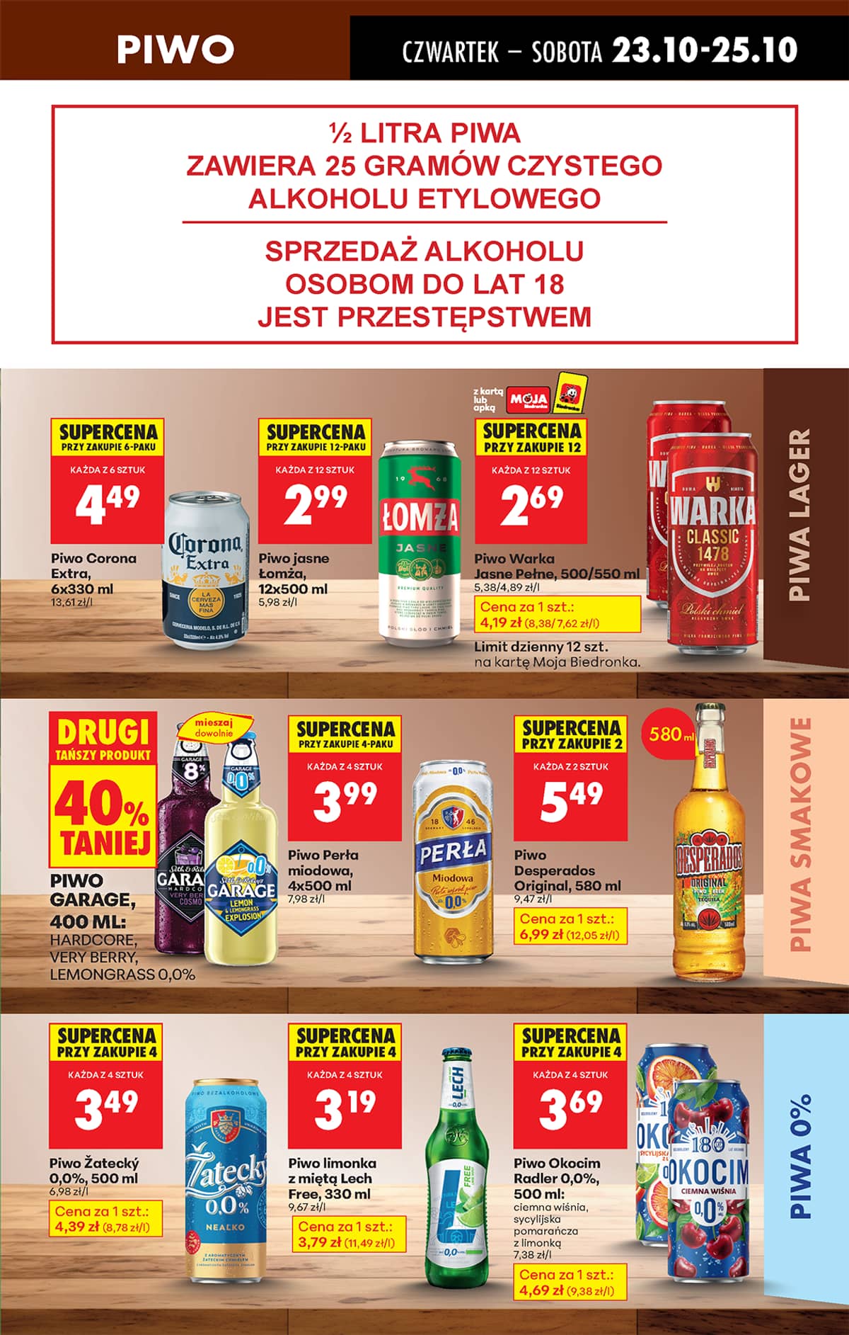 Biedronka - Biedronki niskie ceny P oferta od 23.10 79 puslapis