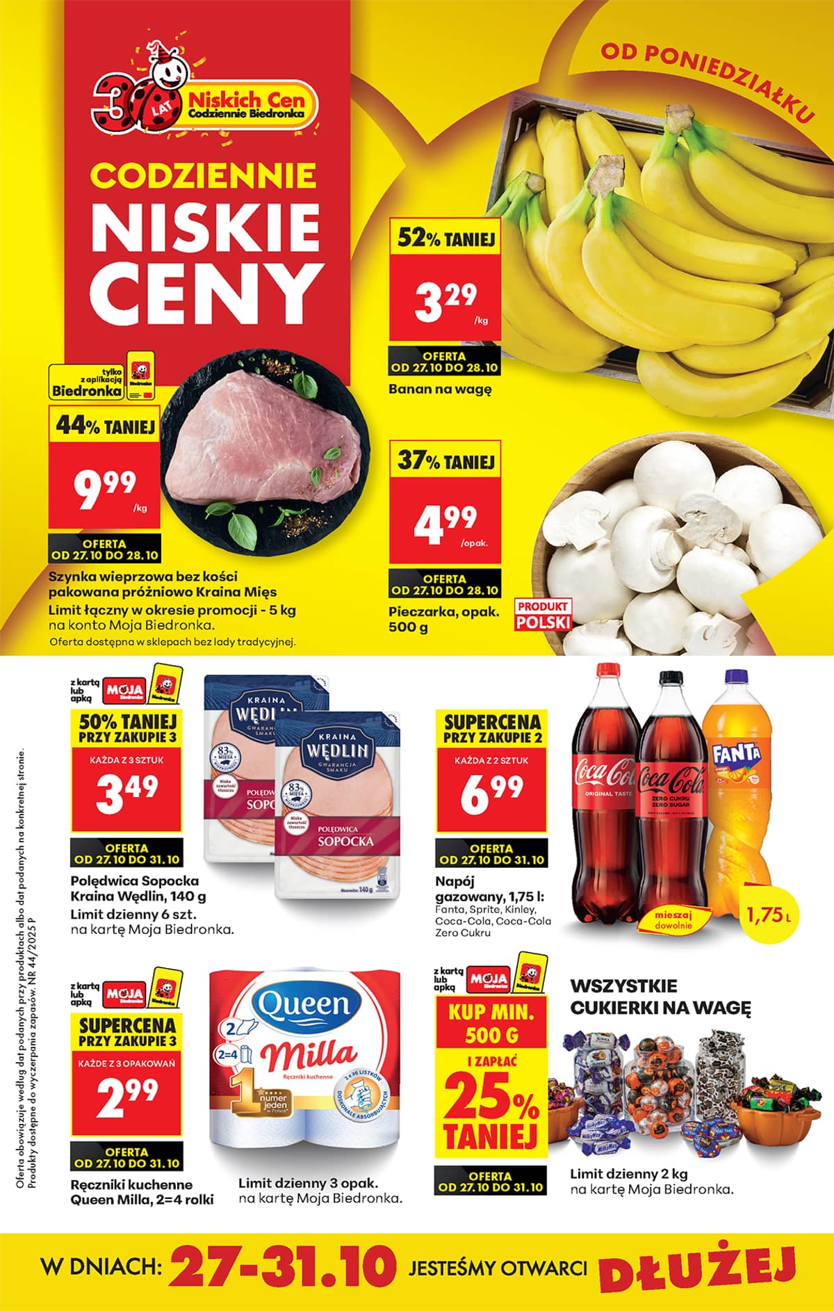 Biedronka - Biedronki niskie ceny P oferta od 27.10 1 puslapis