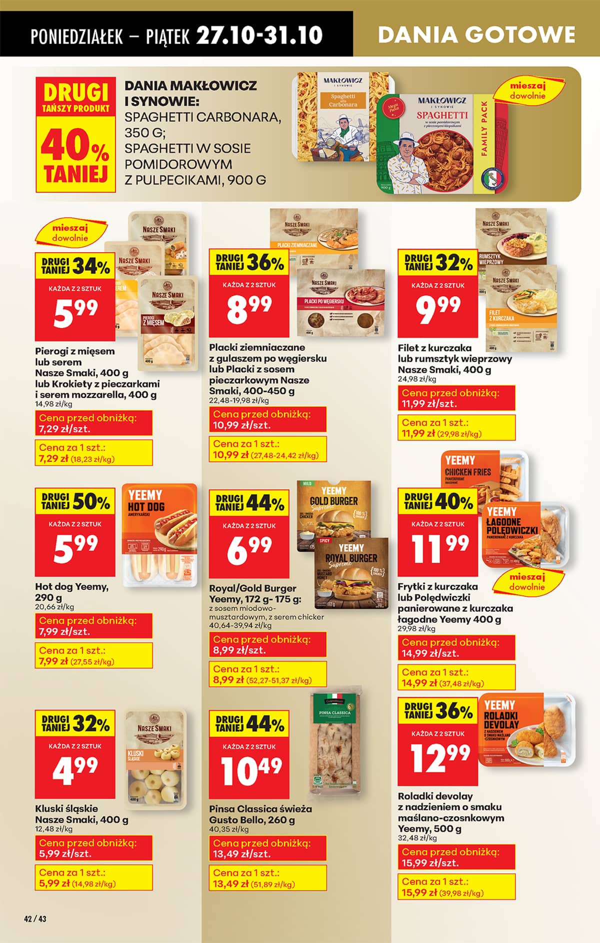 Biedronka - Biedronki niskie ceny P oferta od 27.10 52 puslapis