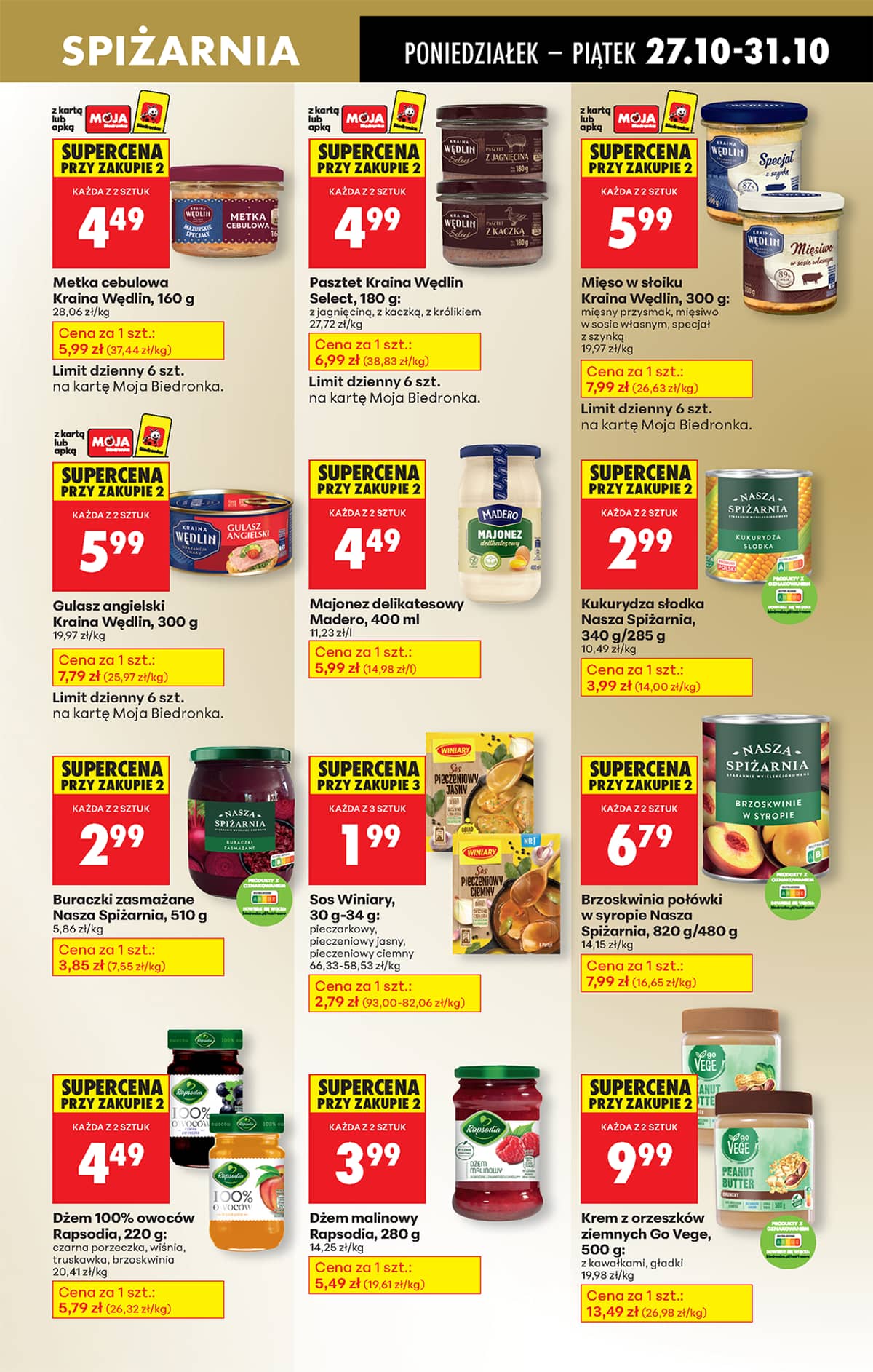 Biedronka - Biedronki niskie ceny P oferta od 27.10 55 puslapis