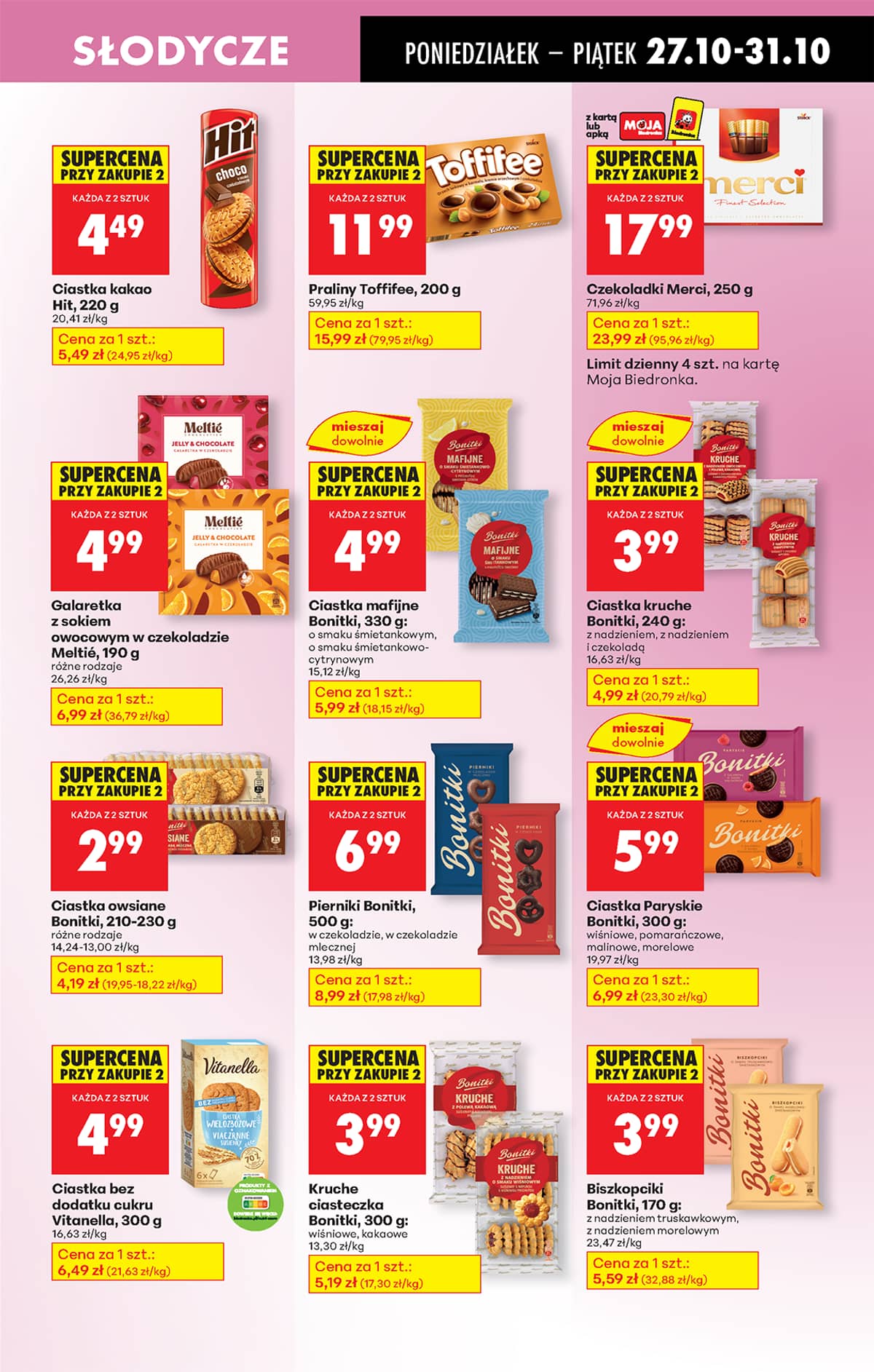 Biedronka - Biedronki niskie ceny P oferta od 27.10 59 puslapis