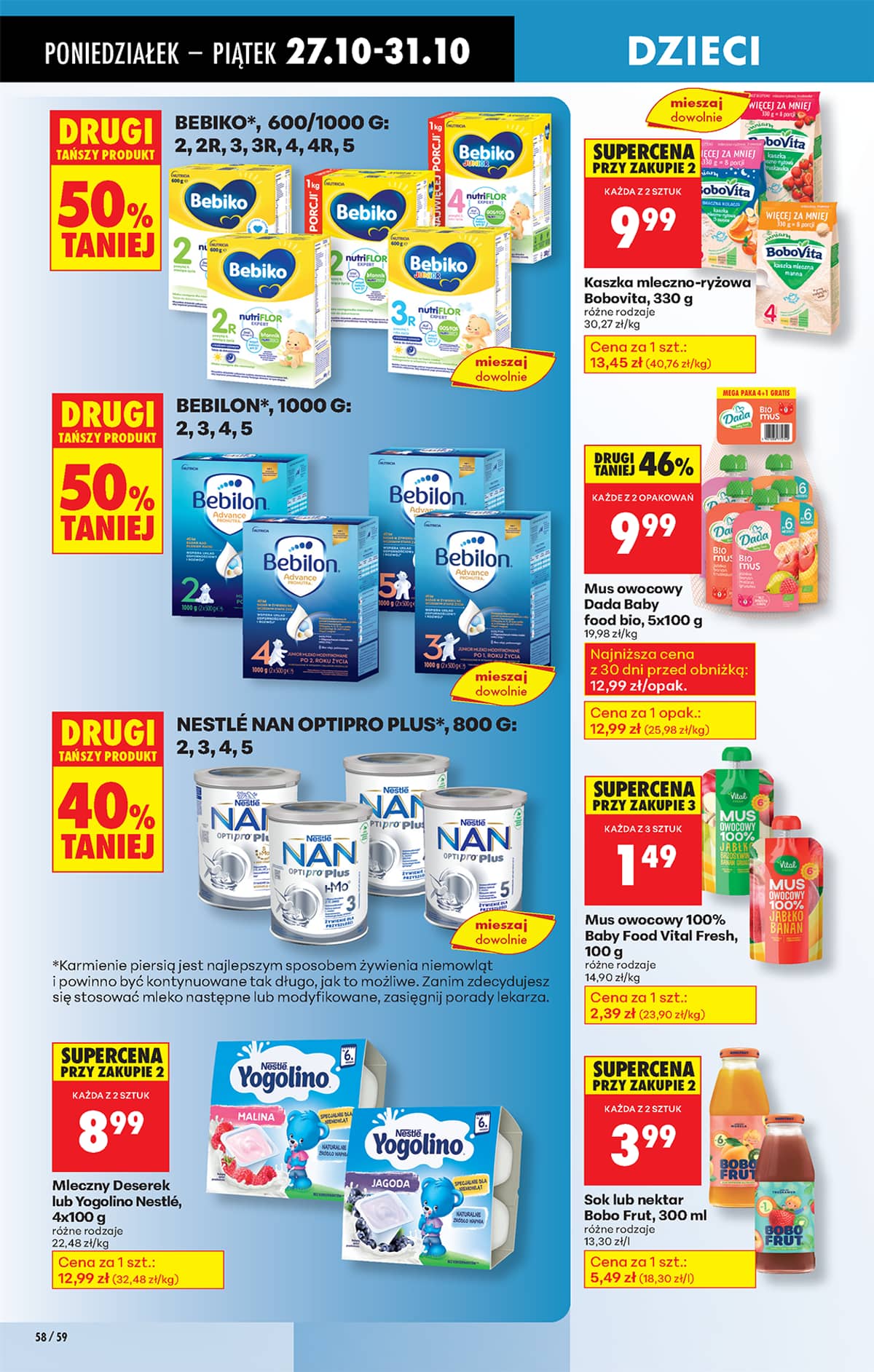 Biedronka - Biedronki niskie ceny P oferta od 27.10 76 puslapis