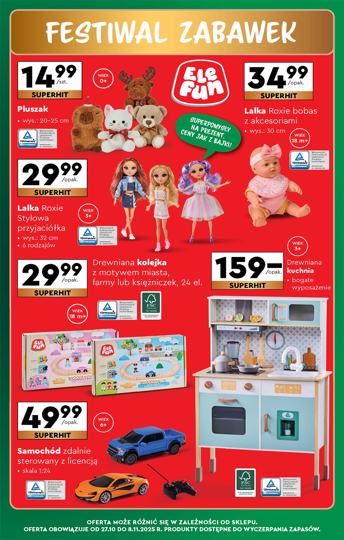 Biedronka - Biedronki niskie ceny P oferta od 27.10 89 puslapis