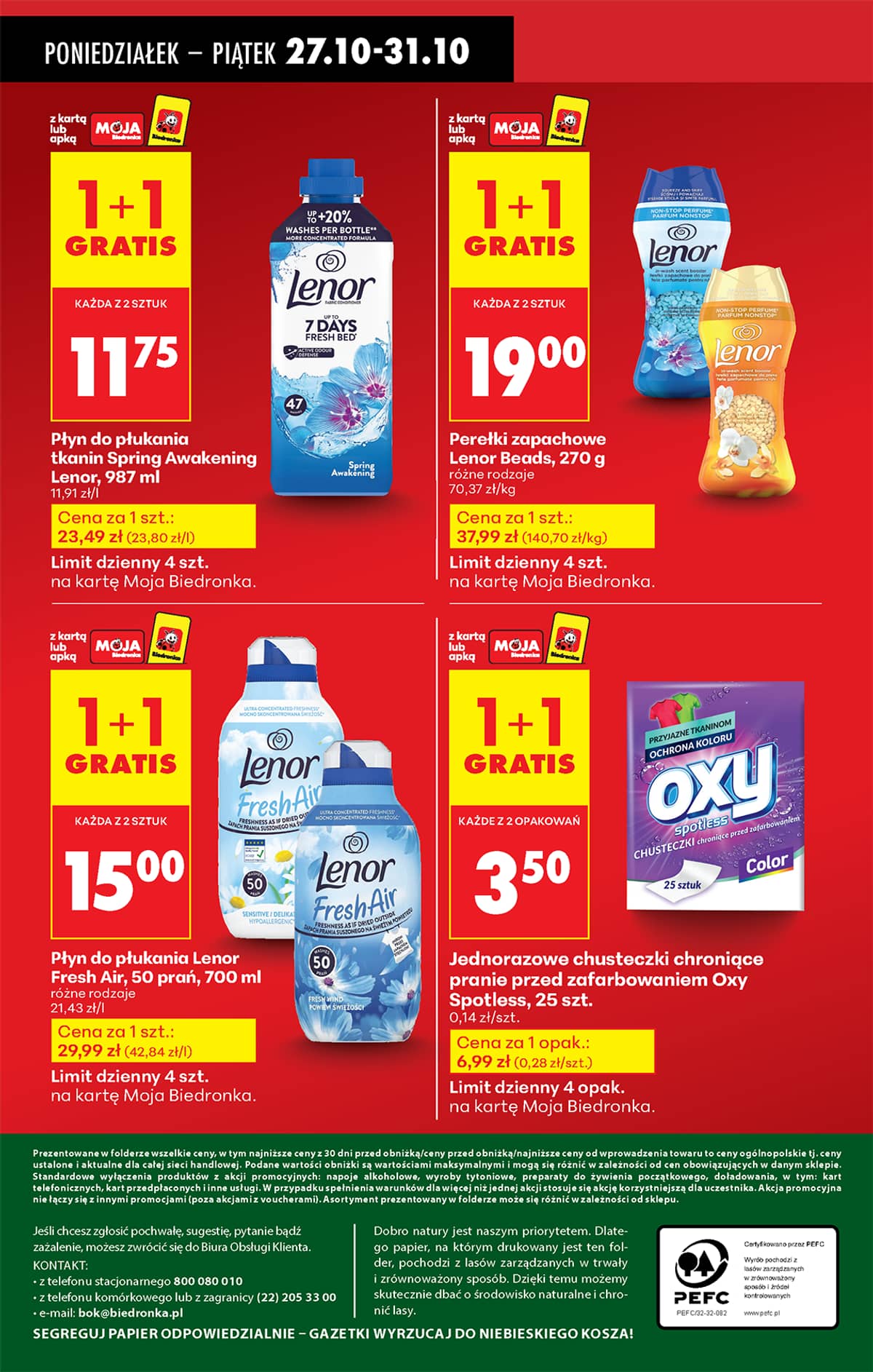Biedronka - Biedronki niskie ceny P oferta od 27.10 91 puslapis