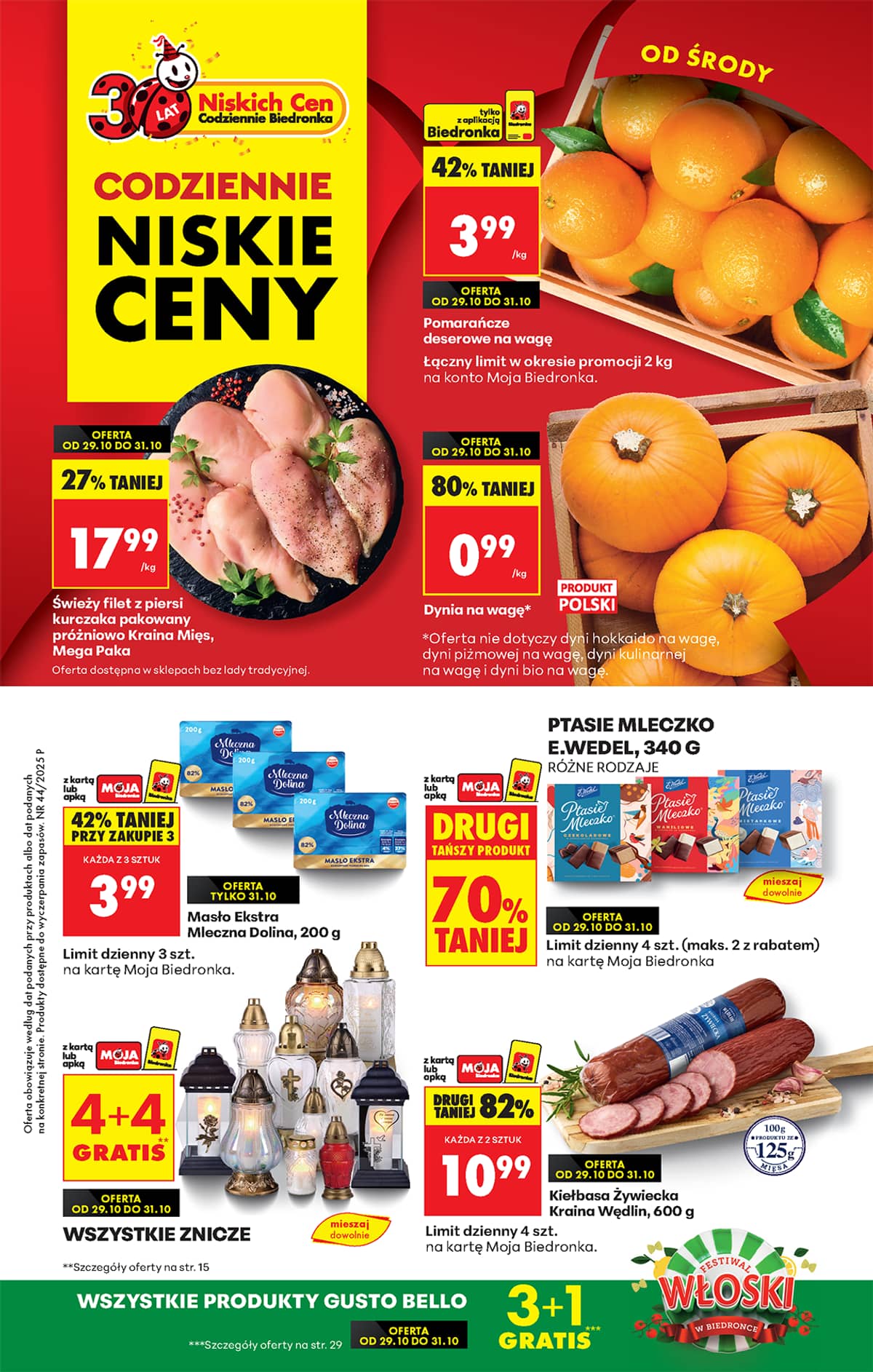 Biedronka - Biedronki niskie ceny P oferta od 29.10 1 puslapis