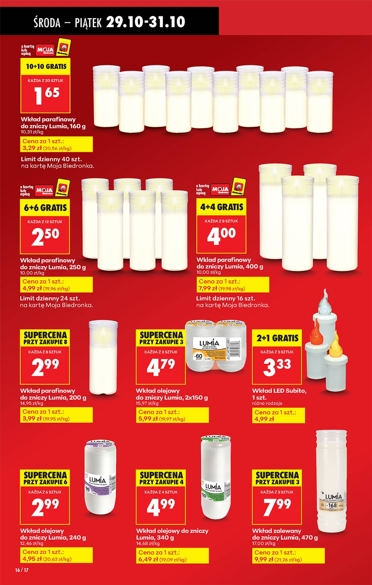 Biedronka - Biedronki niskie ceny P oferta od 29.10 19 puslapis