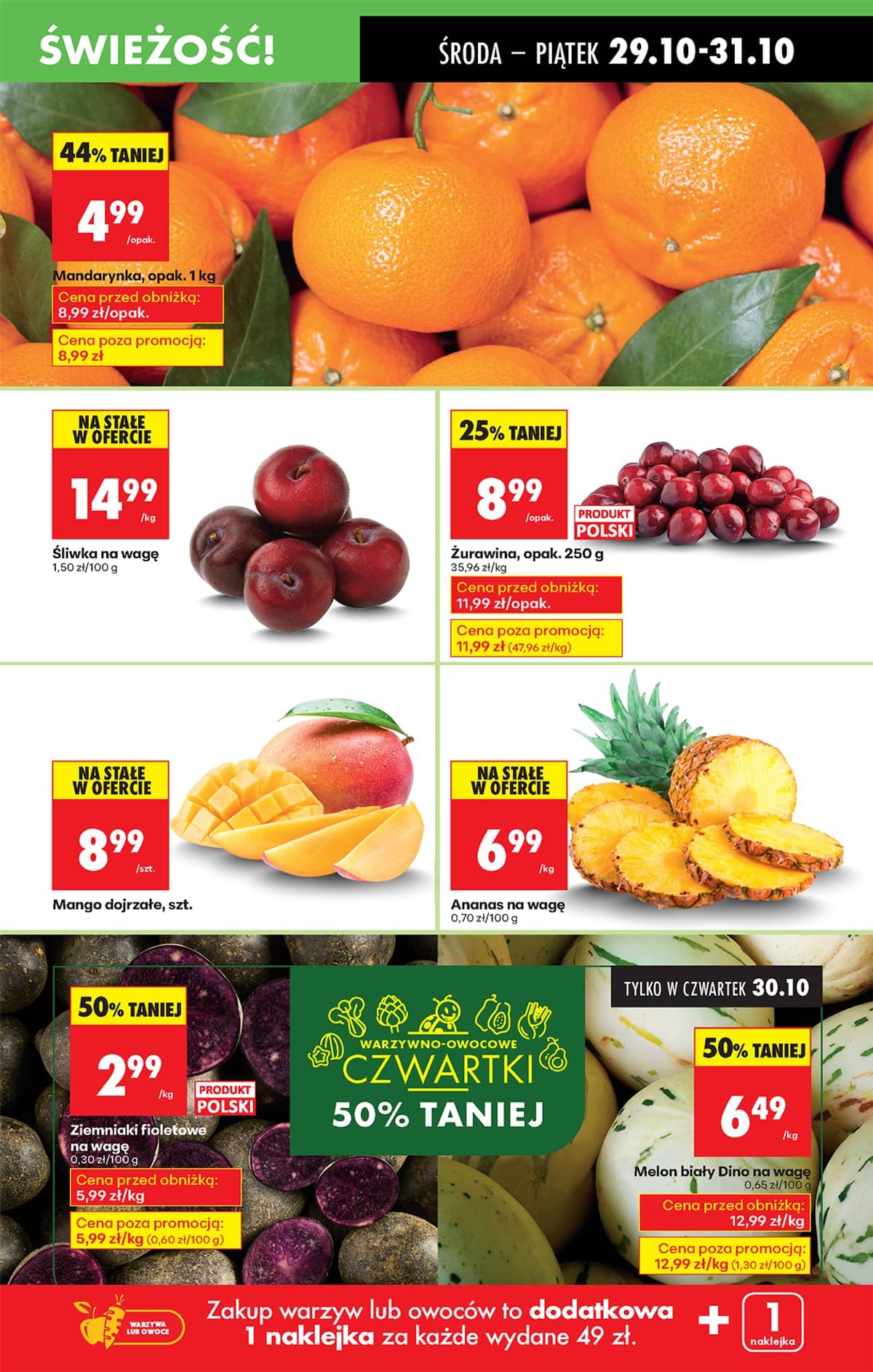 Biedronka - Biedronki niskie ceny P oferta od 29.10 25 puslapis