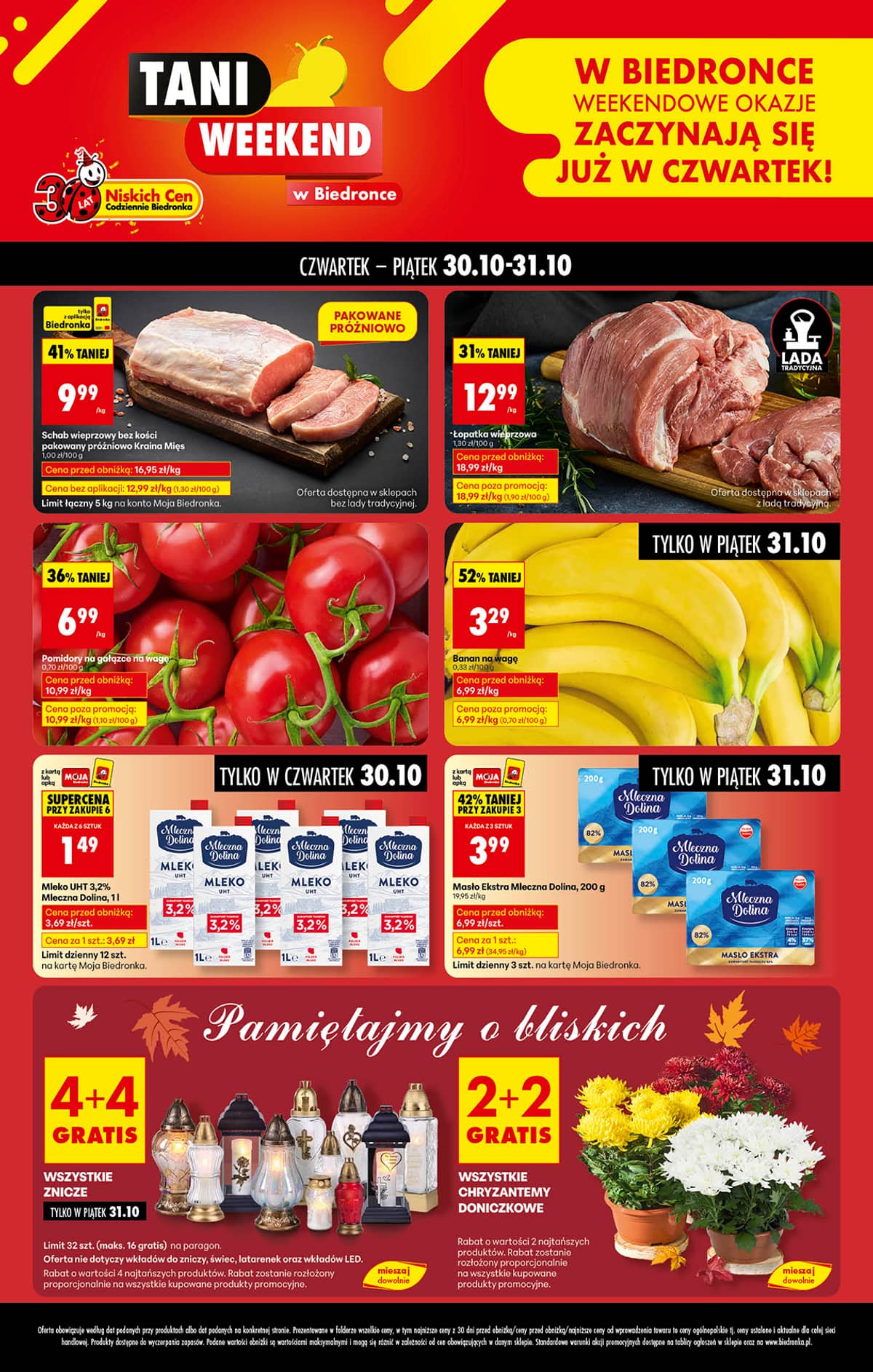 Biedronka - Tani weekend - 30-31.10 1 puslapis