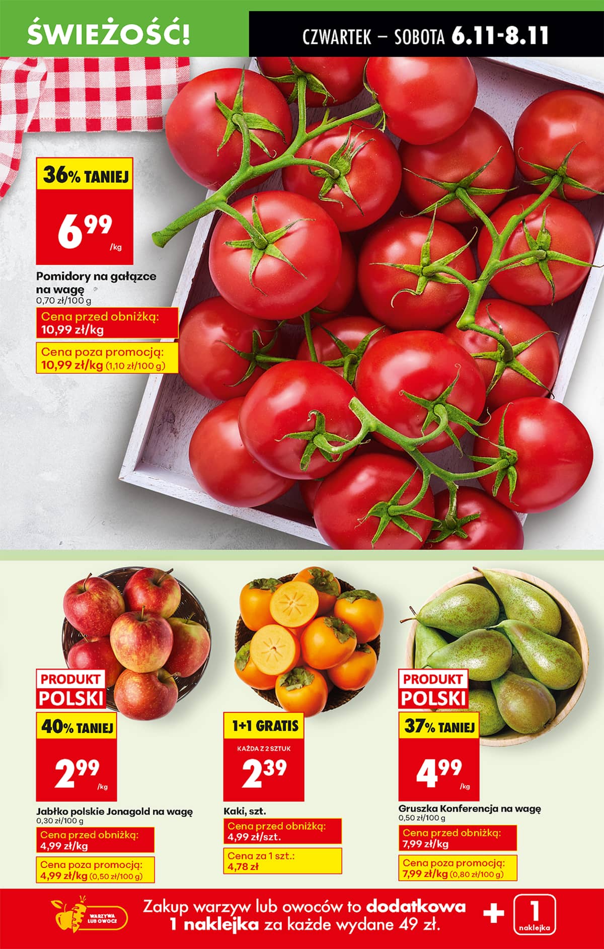 Biedronka - Biedronki niskie ceny P oferta od 06.11 21 puslapis