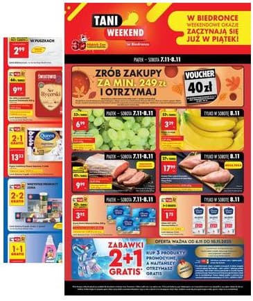 Biedronka - Tani weekend - 7-8.11 2025-11-07 – 2025-11-08