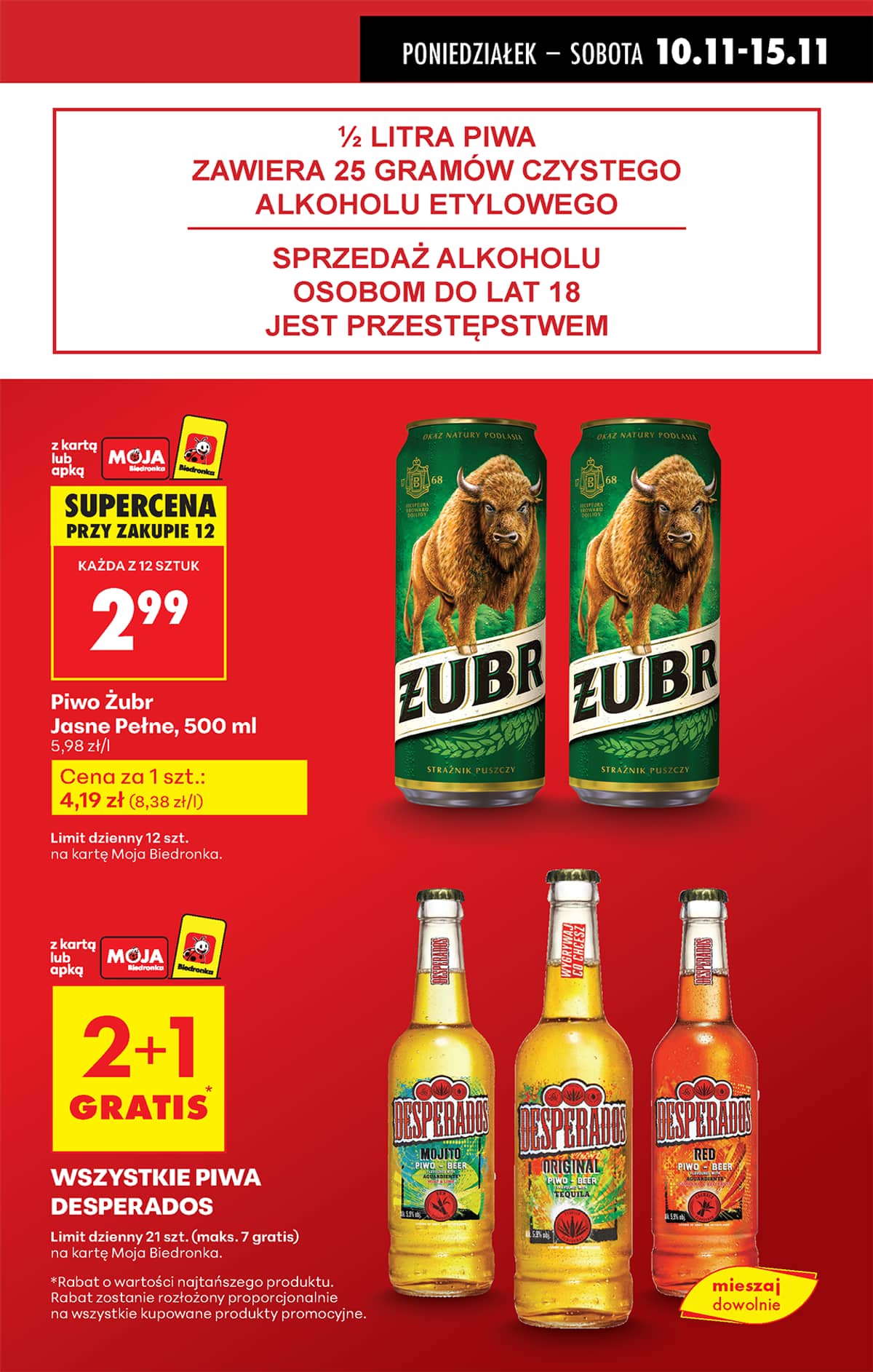 Biedronka - Biedronki niskie ceny P oferta od 10.11 15 puslapis