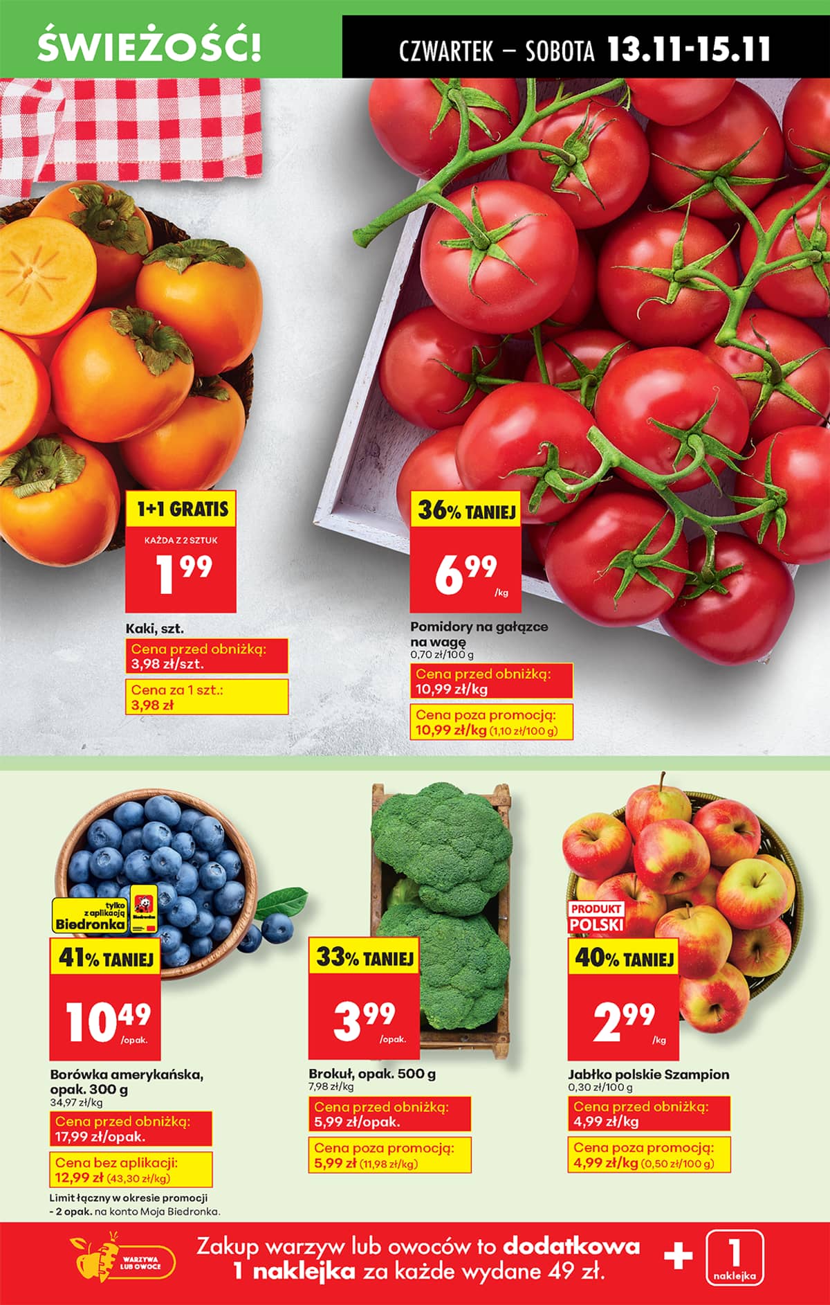 Biedronka - Biedronki niskie ceny P oferta od 13.11 19 puslapis