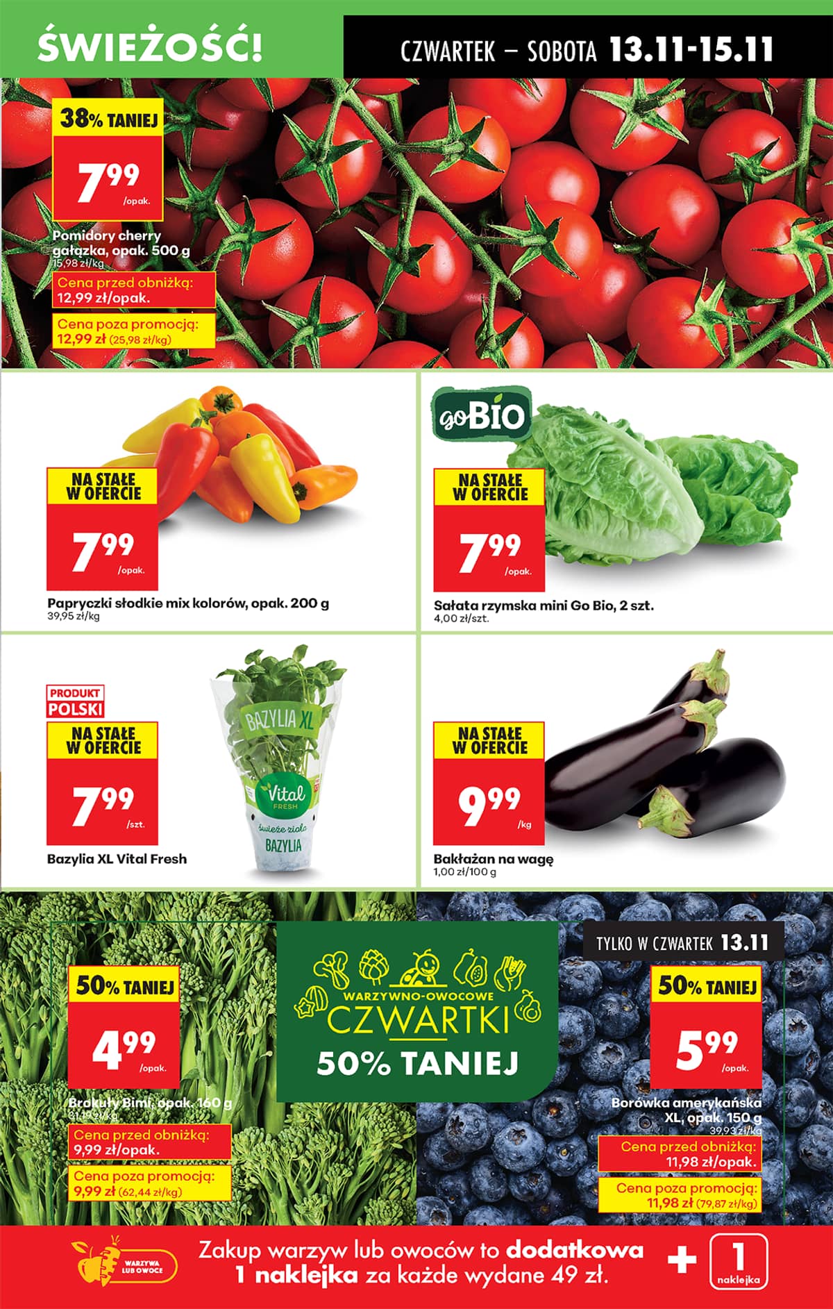 Biedronka - Biedronki niskie ceny P oferta od 13.11 21 puslapis