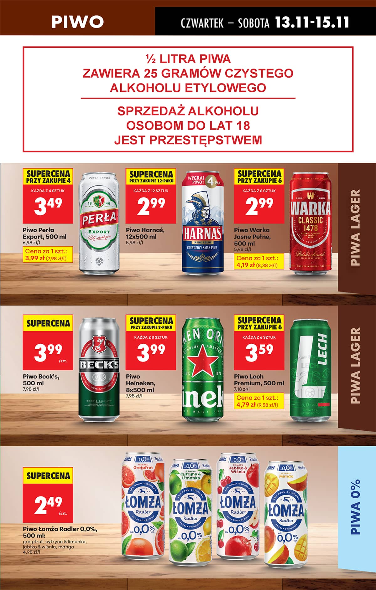 Biedronka - Biedronki niskie ceny P oferta od 13.11 71 puslapis