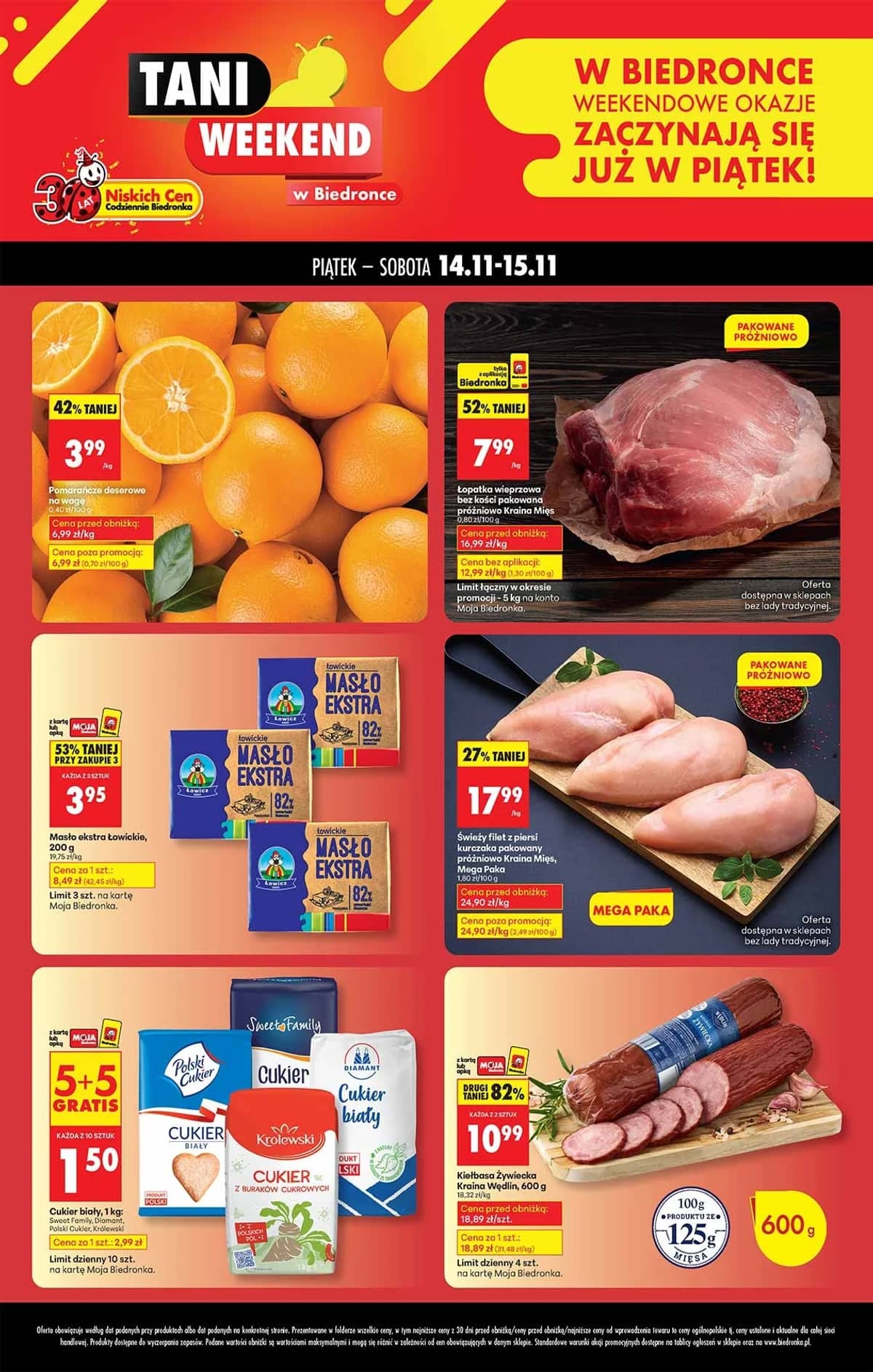 Biedronka - Tani weekend - 14-15.11 1 puslapis