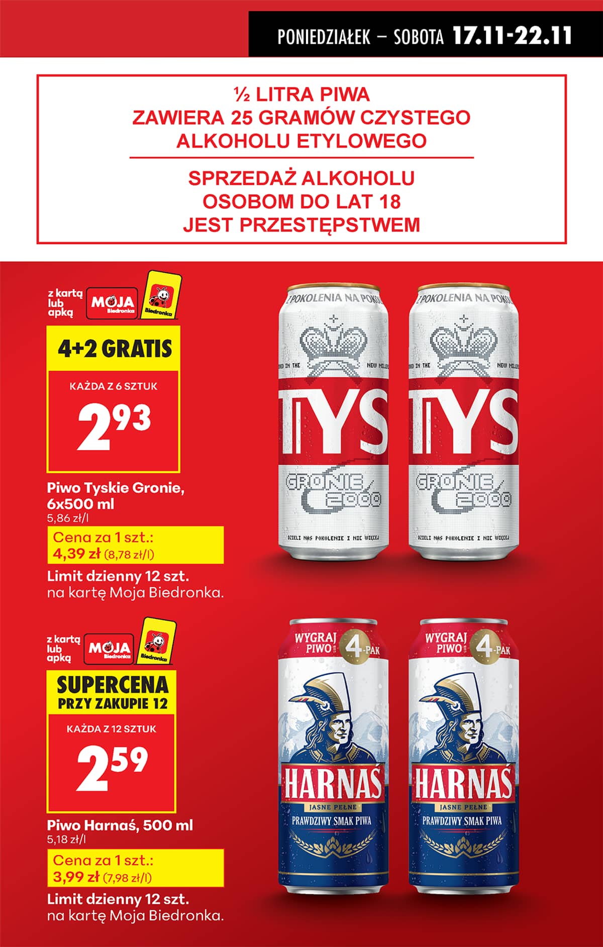 Biedronka - Biedronki niskie ceny P oferta od 17.11 17 puslapis