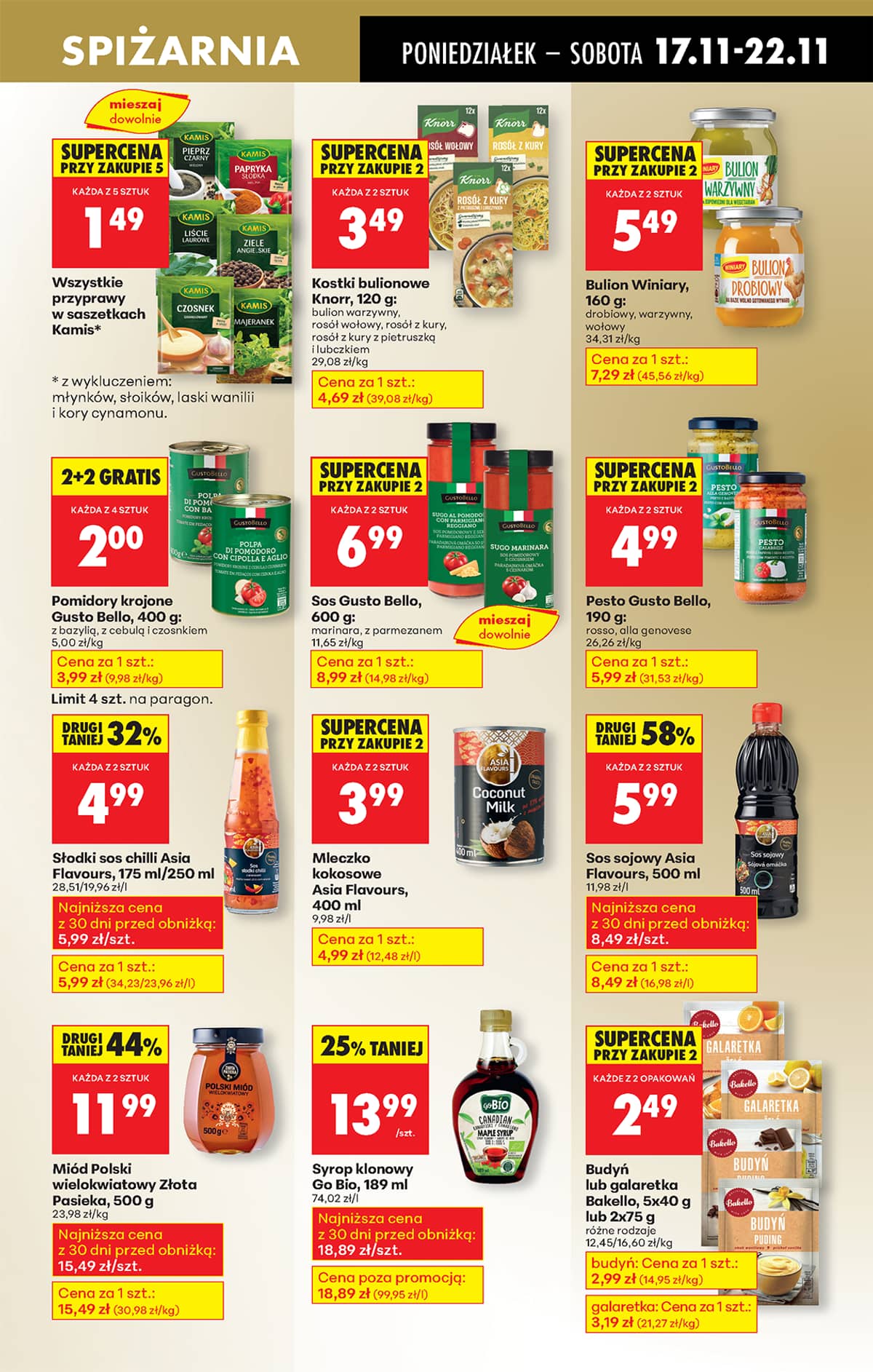 Biedronka - Biedronki niskie ceny P oferta od 17.11 49 puslapis