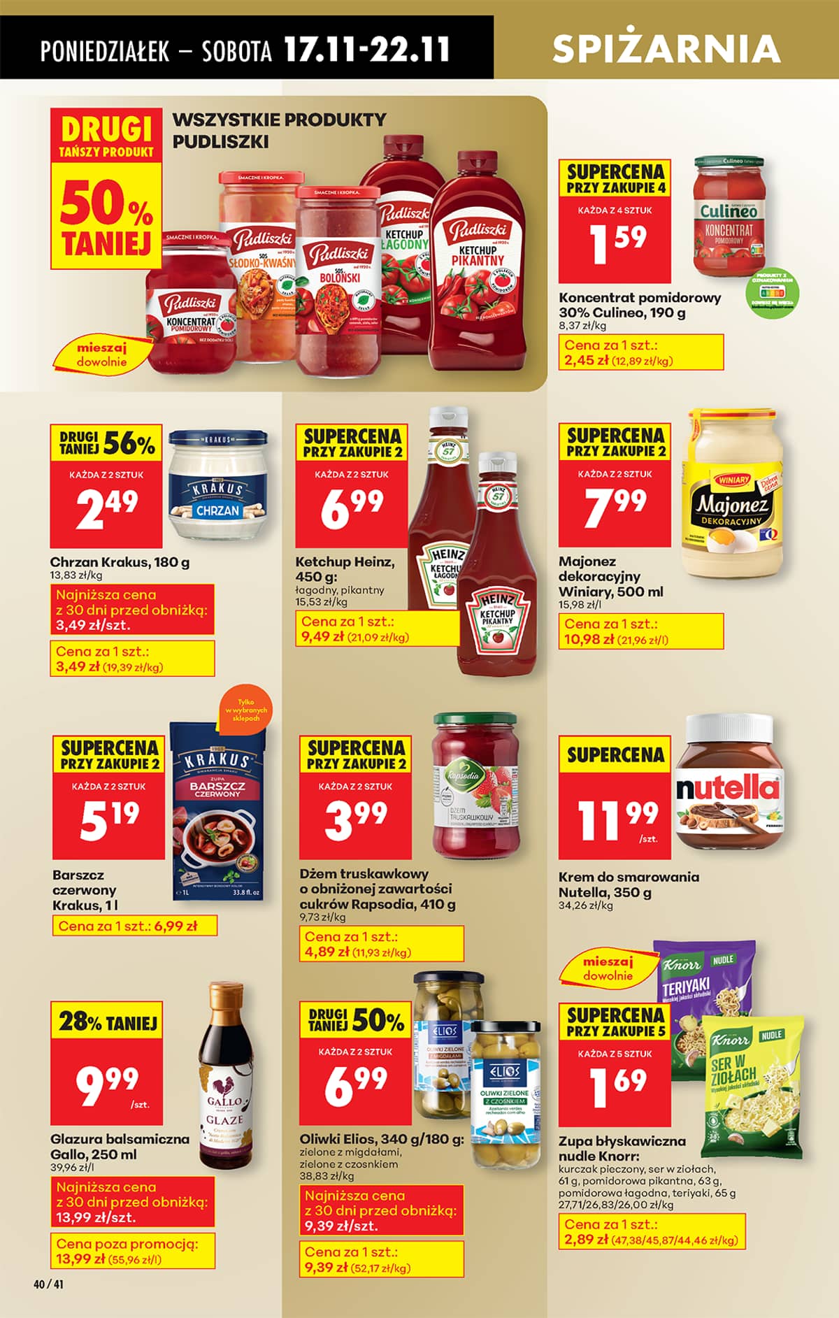 Biedronka - Biedronki niskie ceny P oferta od 17.11 52 puslapis