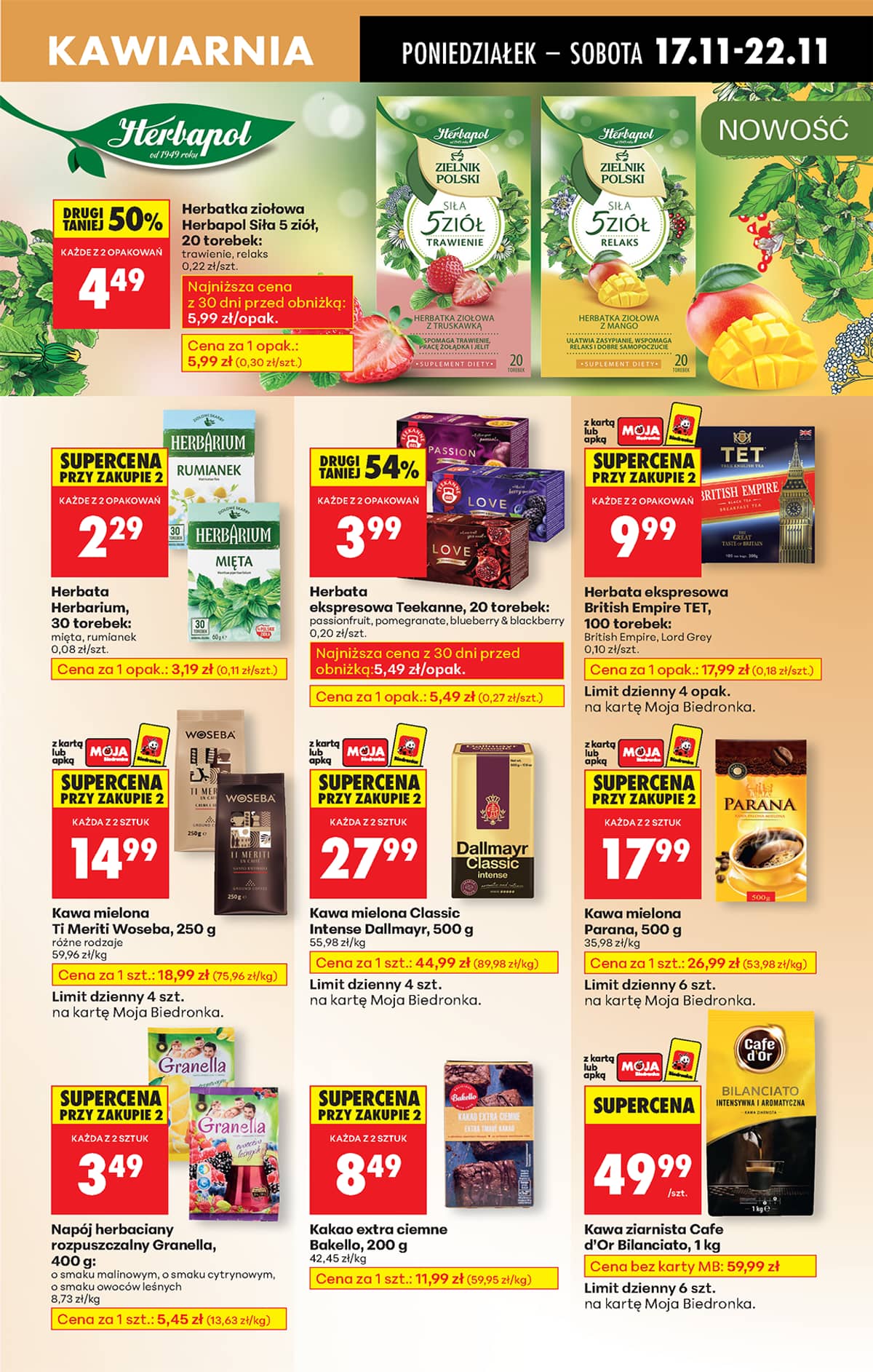 Biedronka - Biedronki niskie ceny P oferta od 17.11 63 puslapis