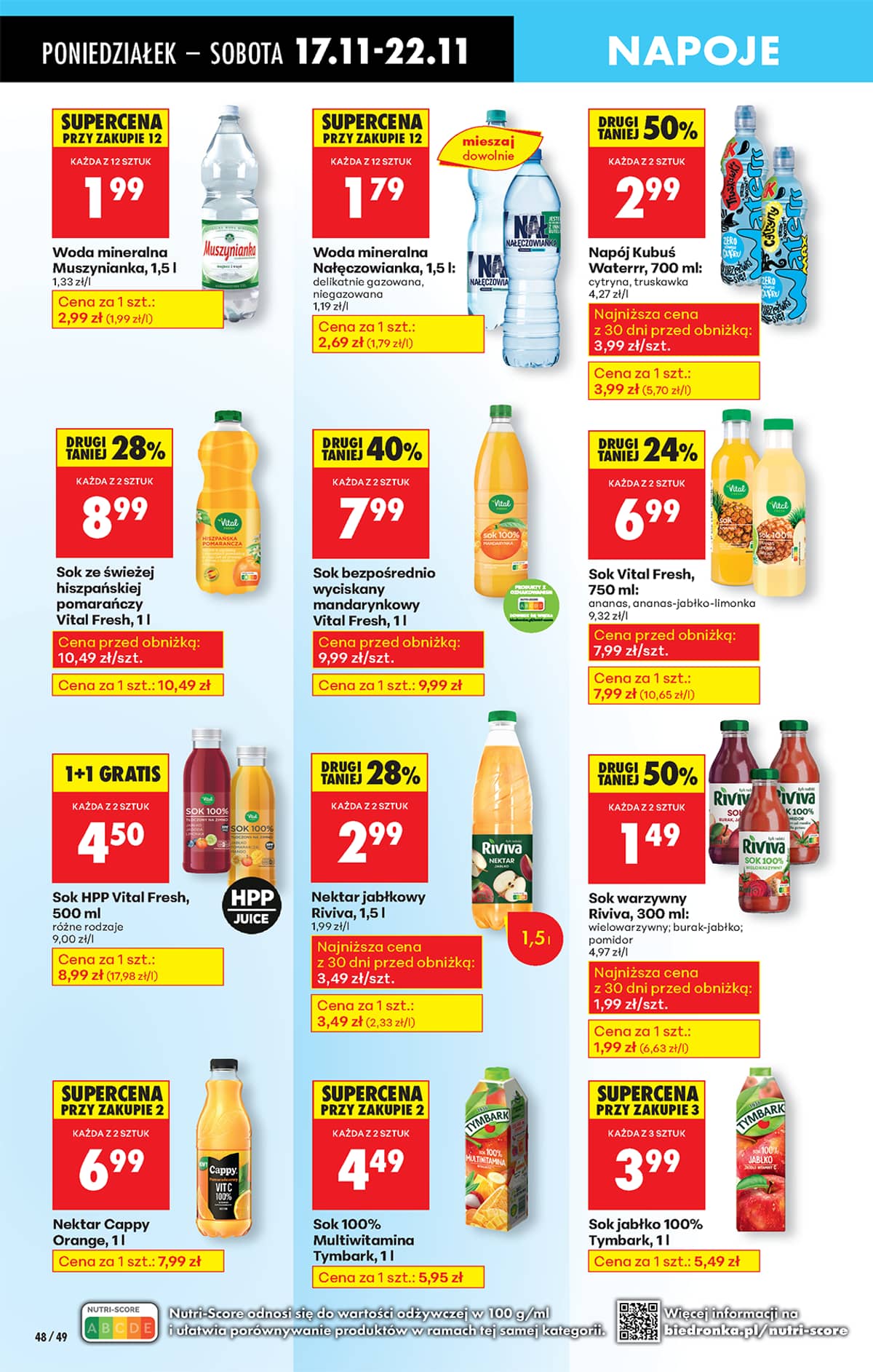 Biedronka - Biedronki niskie ceny P oferta od 17.11 66 puslapis