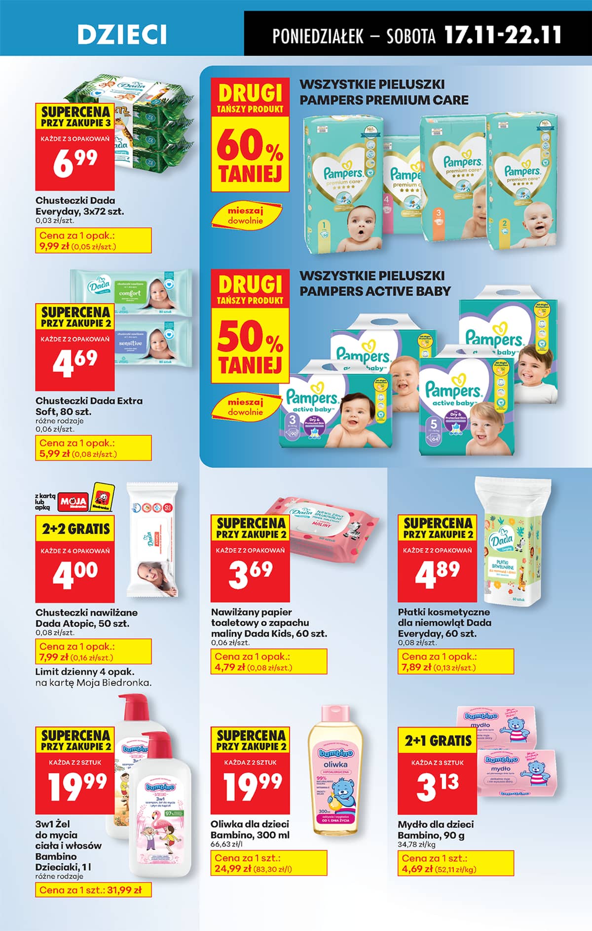 Biedronka - Biedronki niskie ceny P oferta od 17.11 79 puslapis