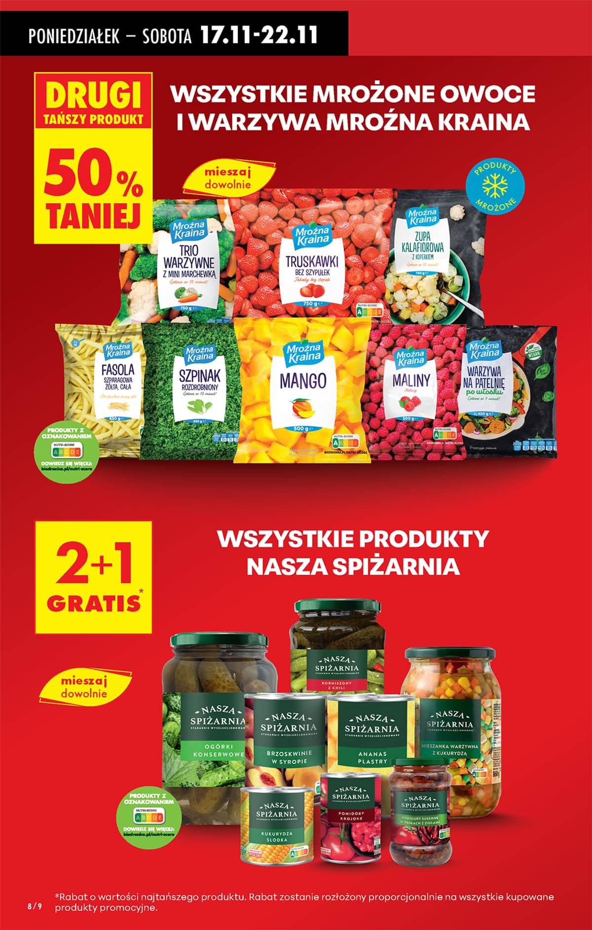 Biedronka - Biedronki niskie ceny P oferta od 17.11 8 puslapis