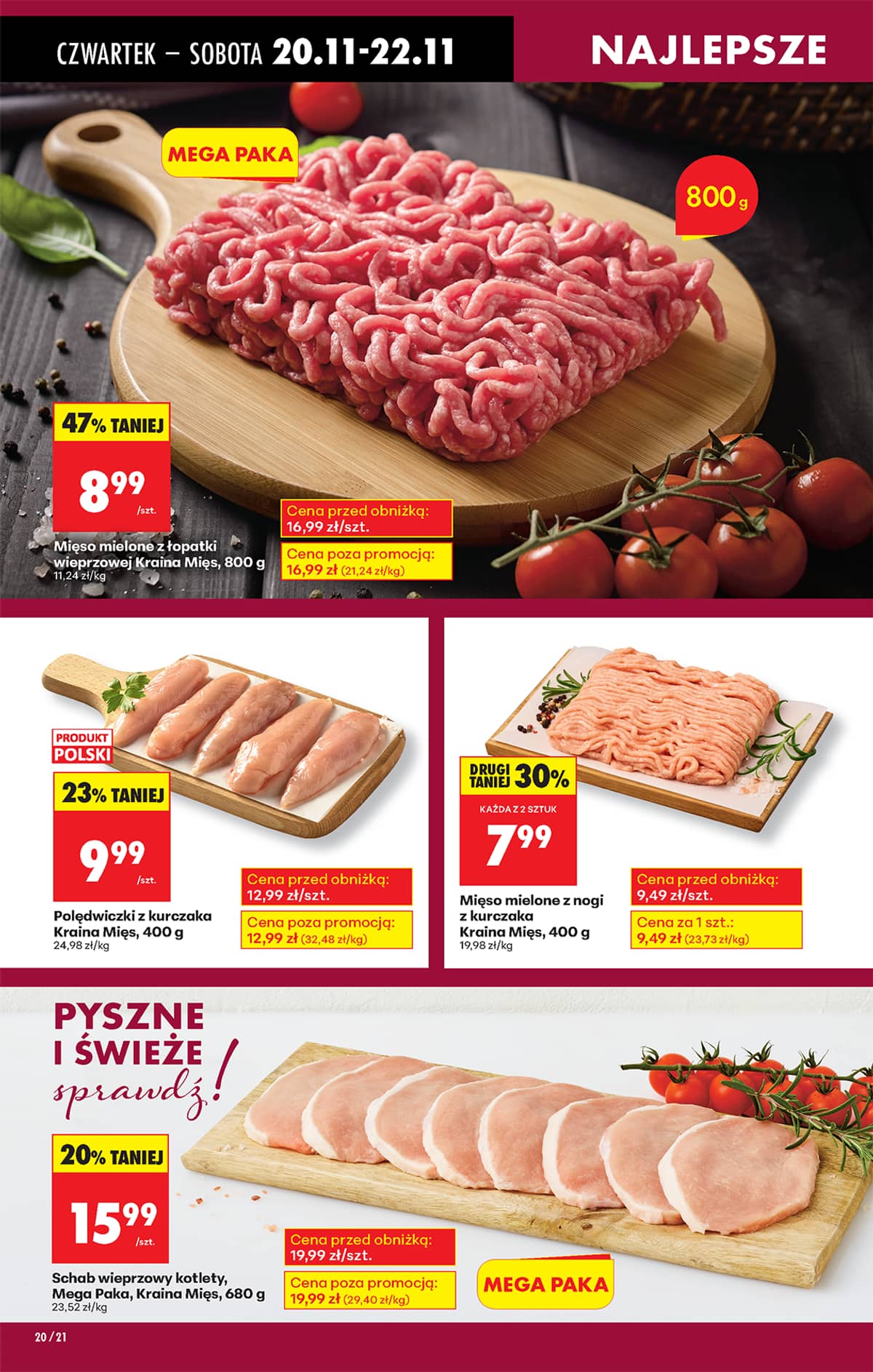 Biedronka - Biedronki niskie ceny P oferta od 20.11 26 puslapis