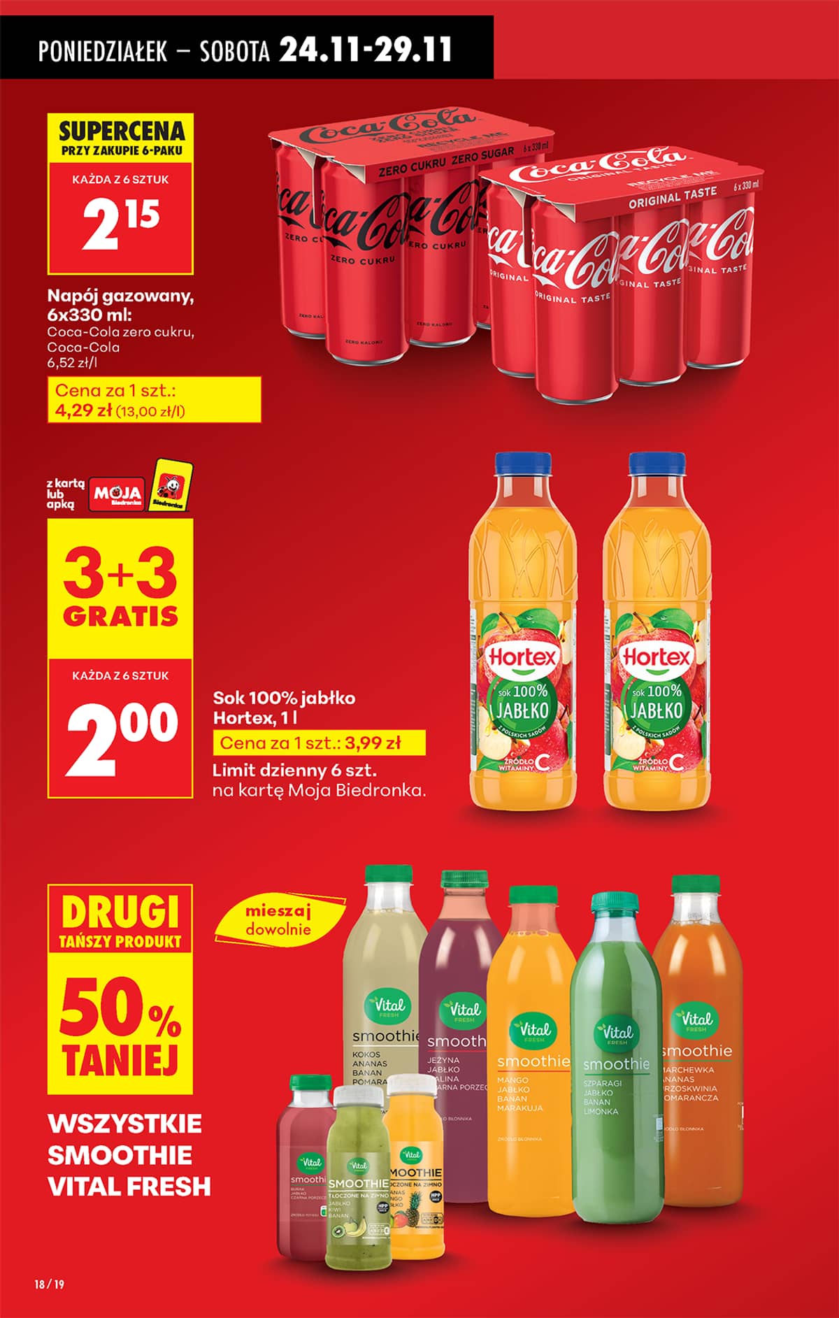 Biedronka - Biedronki niskie ceny P oferta od 24.11 24 puslapis