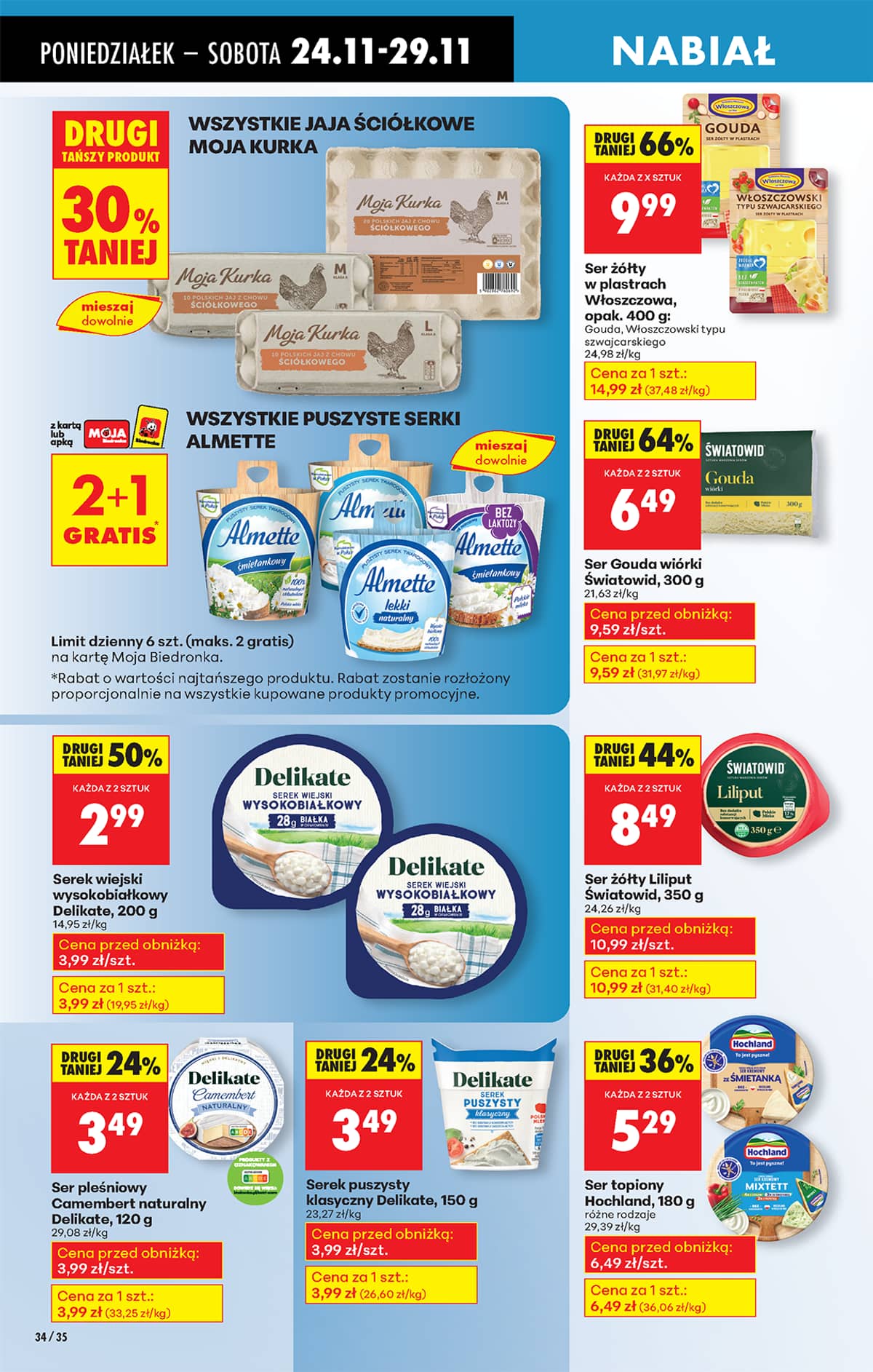 Biedronka - Biedronki niskie ceny P oferta od 24.11 50 puslapis