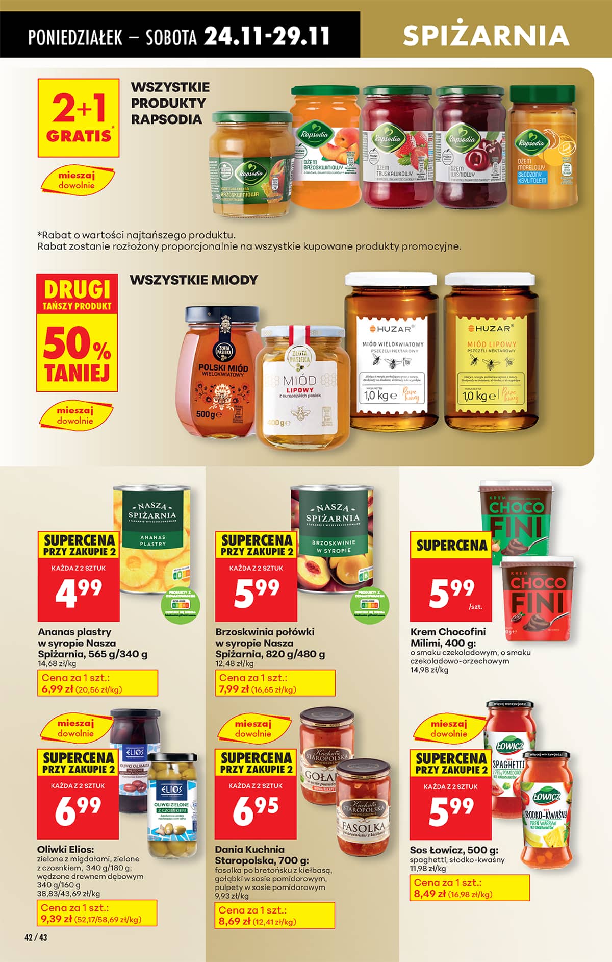 Biedronka - Biedronki niskie ceny P oferta od 24.11 64 puslapis