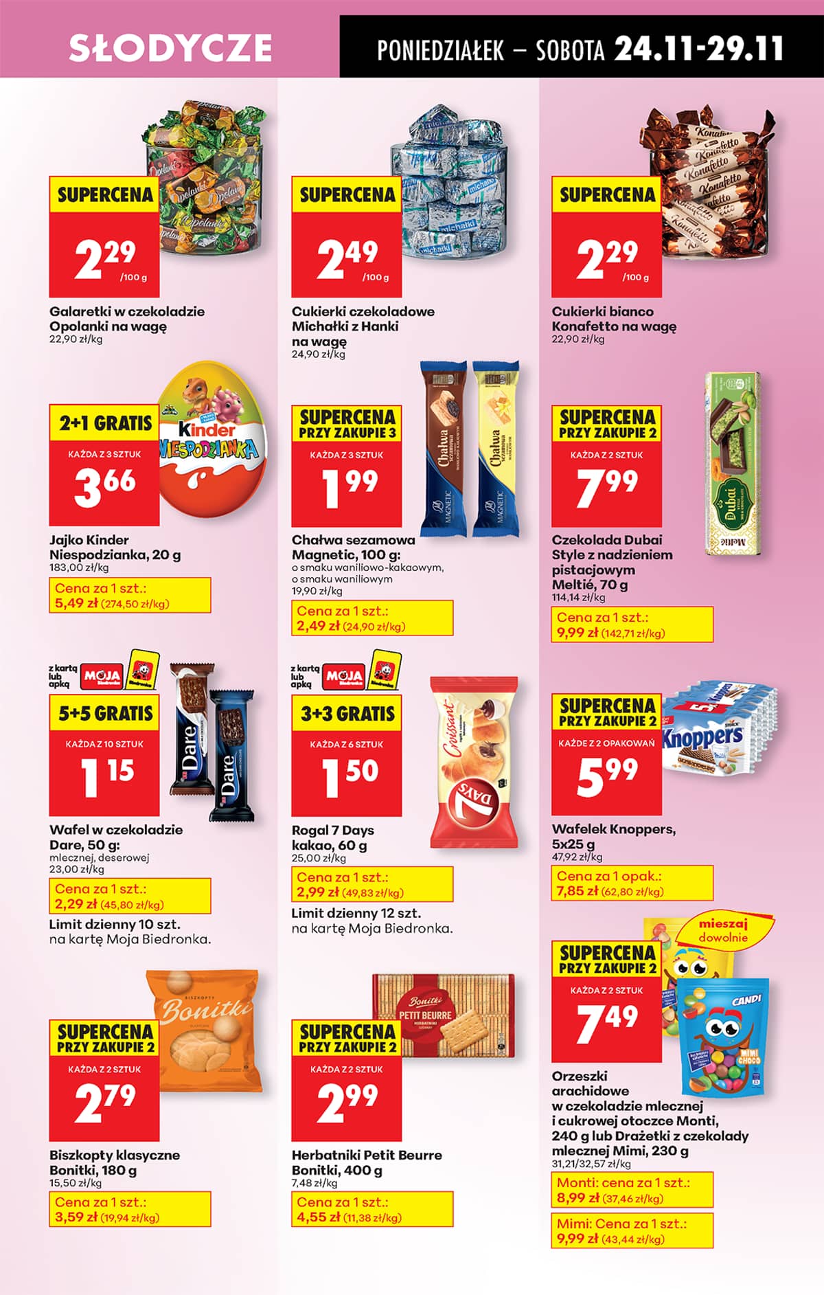 Biedronka - Biedronki niskie ceny P oferta od 24.11 67 puslapis