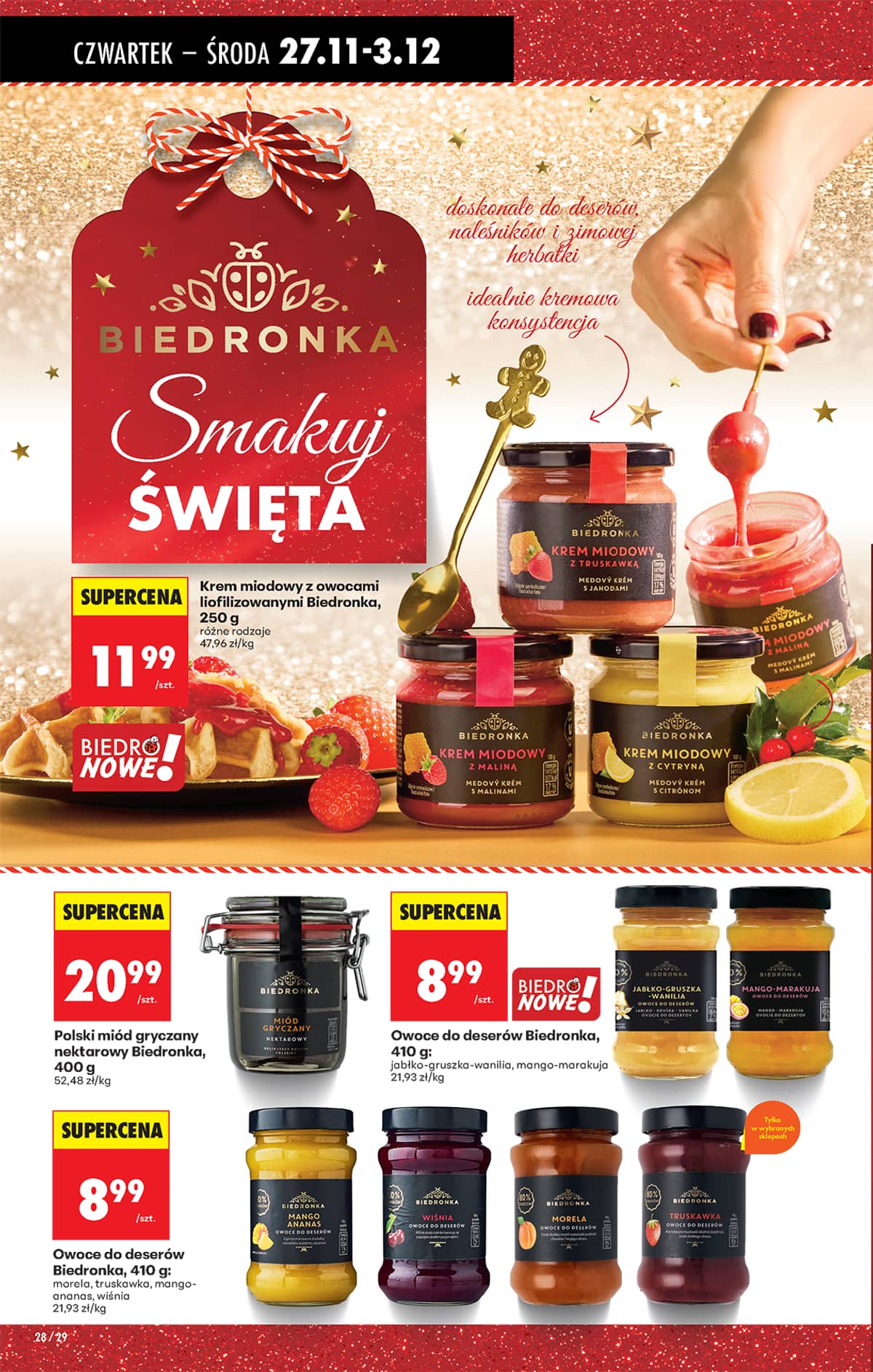 Biedronka - Biedronki niskie ceny P oferta od 27.11 40 puslapis