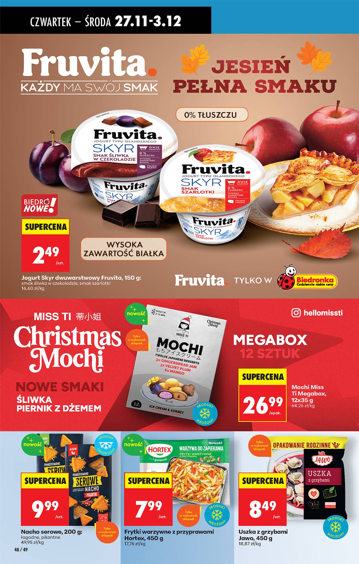 Biedronka - Biedronki niskie ceny P oferta od 27.11 66 puslapis