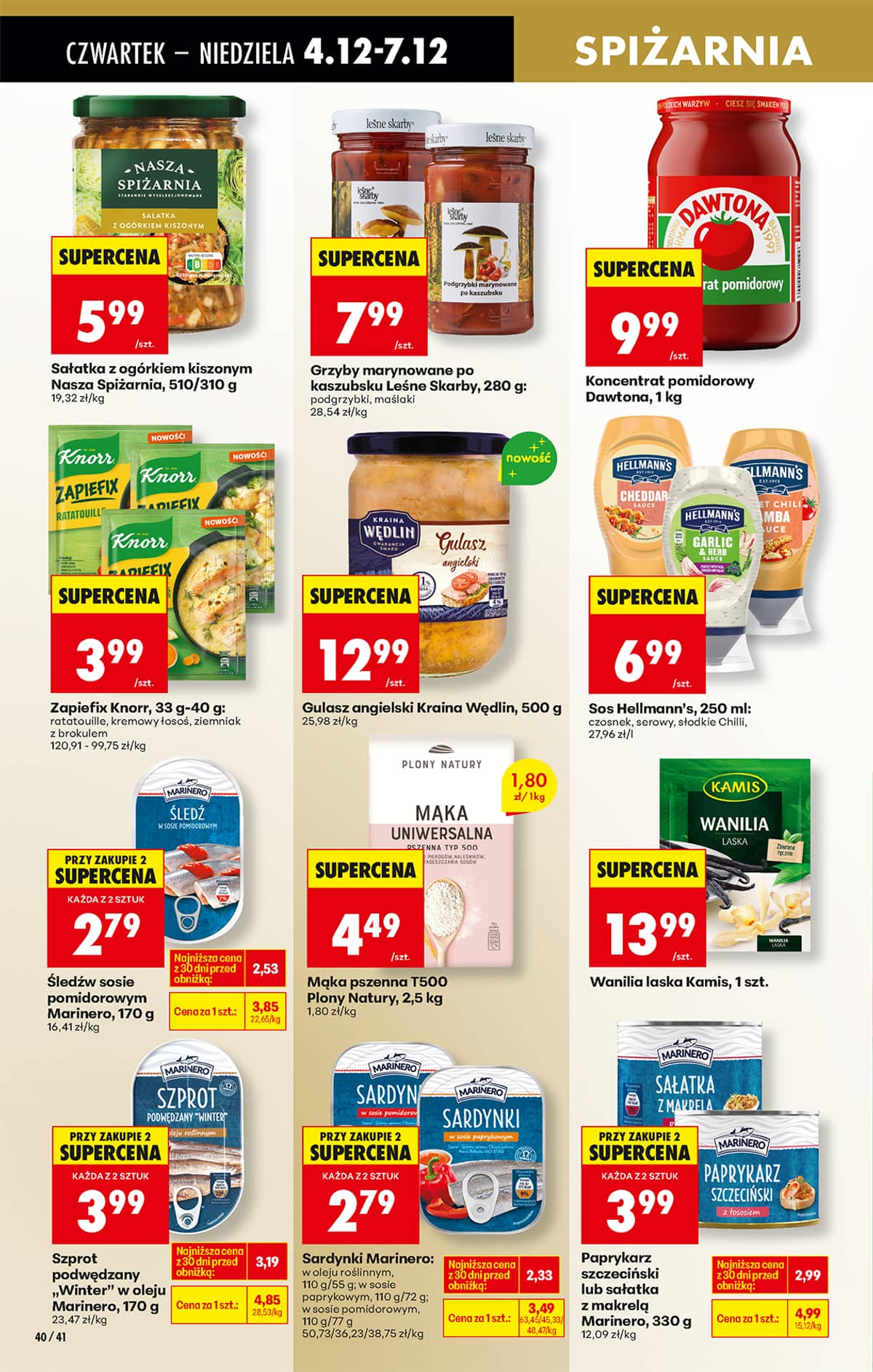 Biedronka - Biedronki niskie ceny P oferta od 04.12 58 puslapis