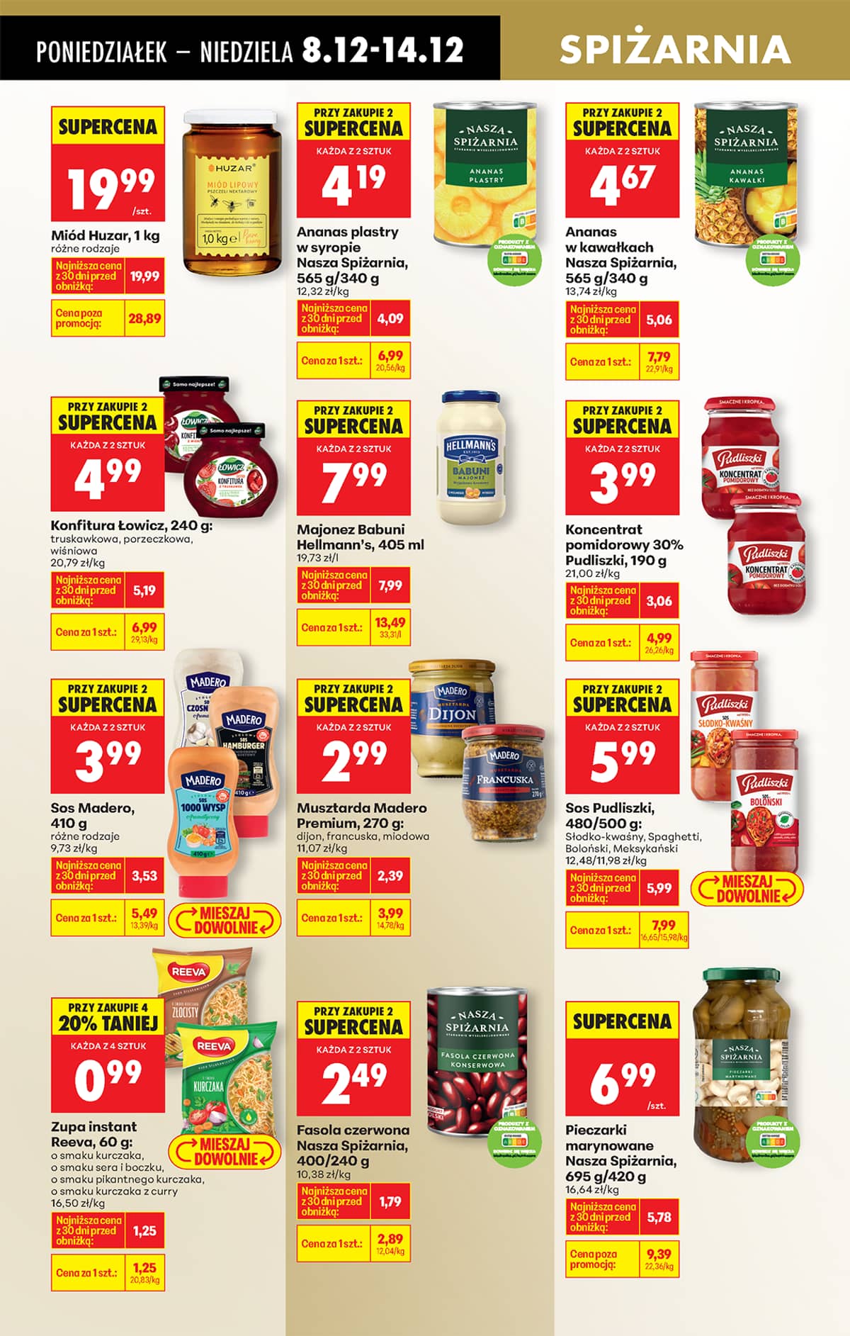 Biedronka - Biedronki niskie ceny P oferta od 08.12 58 puslapis