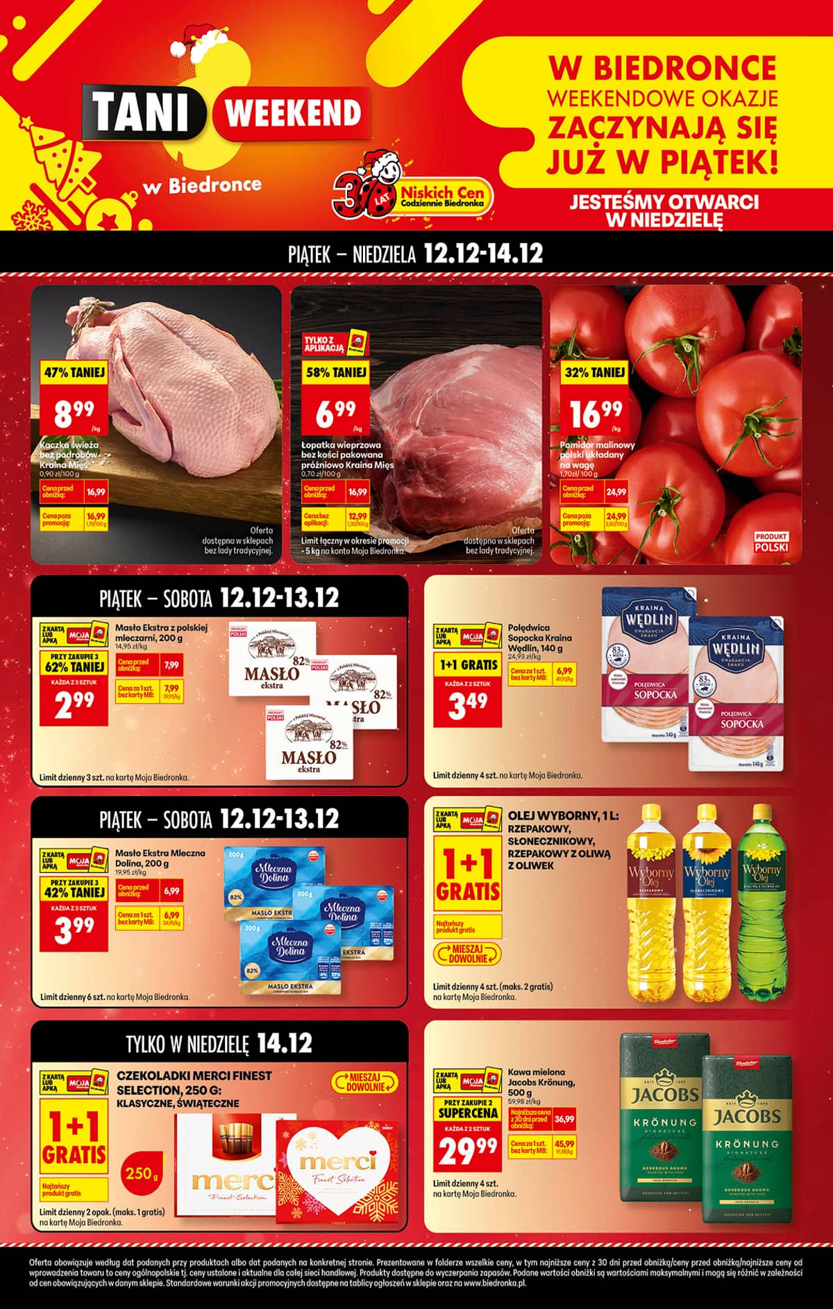 Biedronka - Tani weekend - od 12.12 1 puslapis